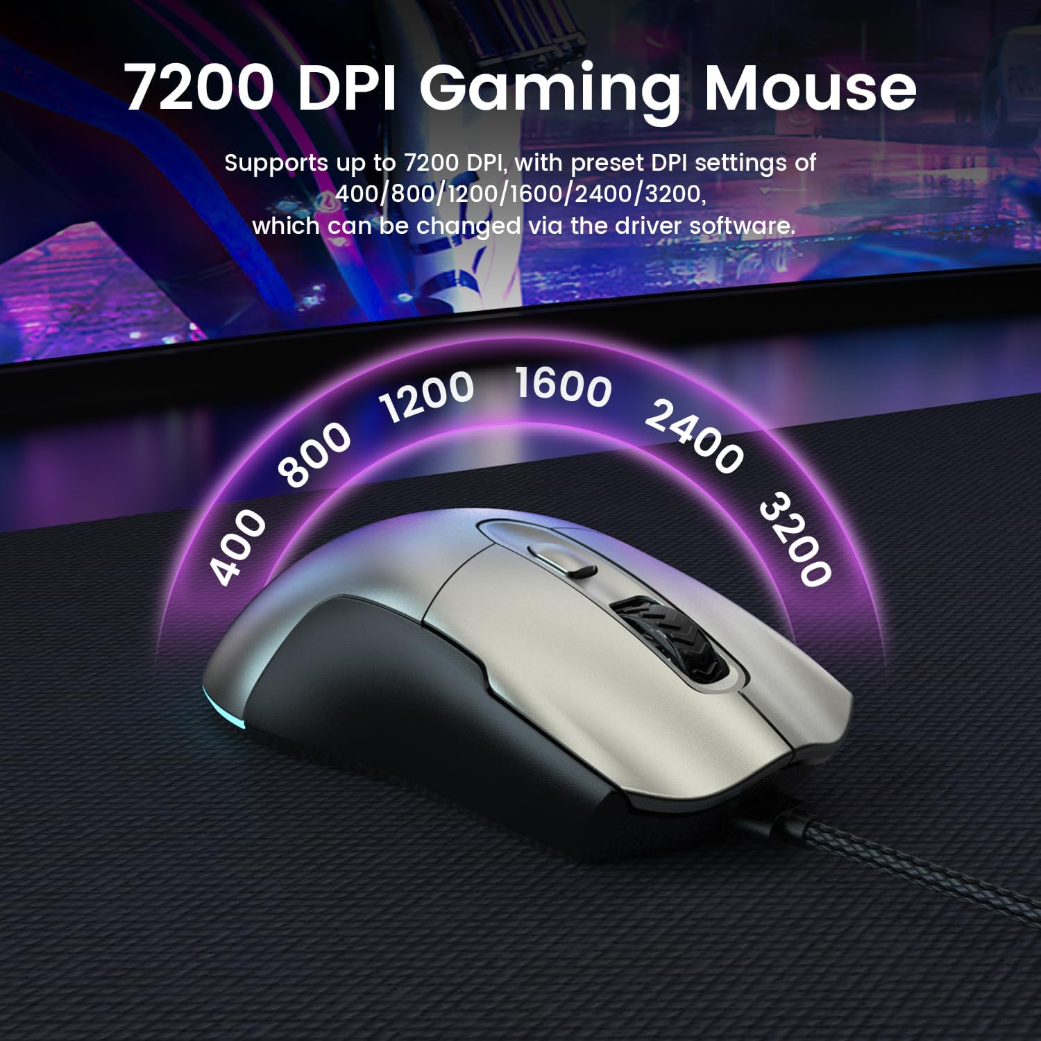 GEODMAER 65% Gaming Keyboard and Mouse Combo