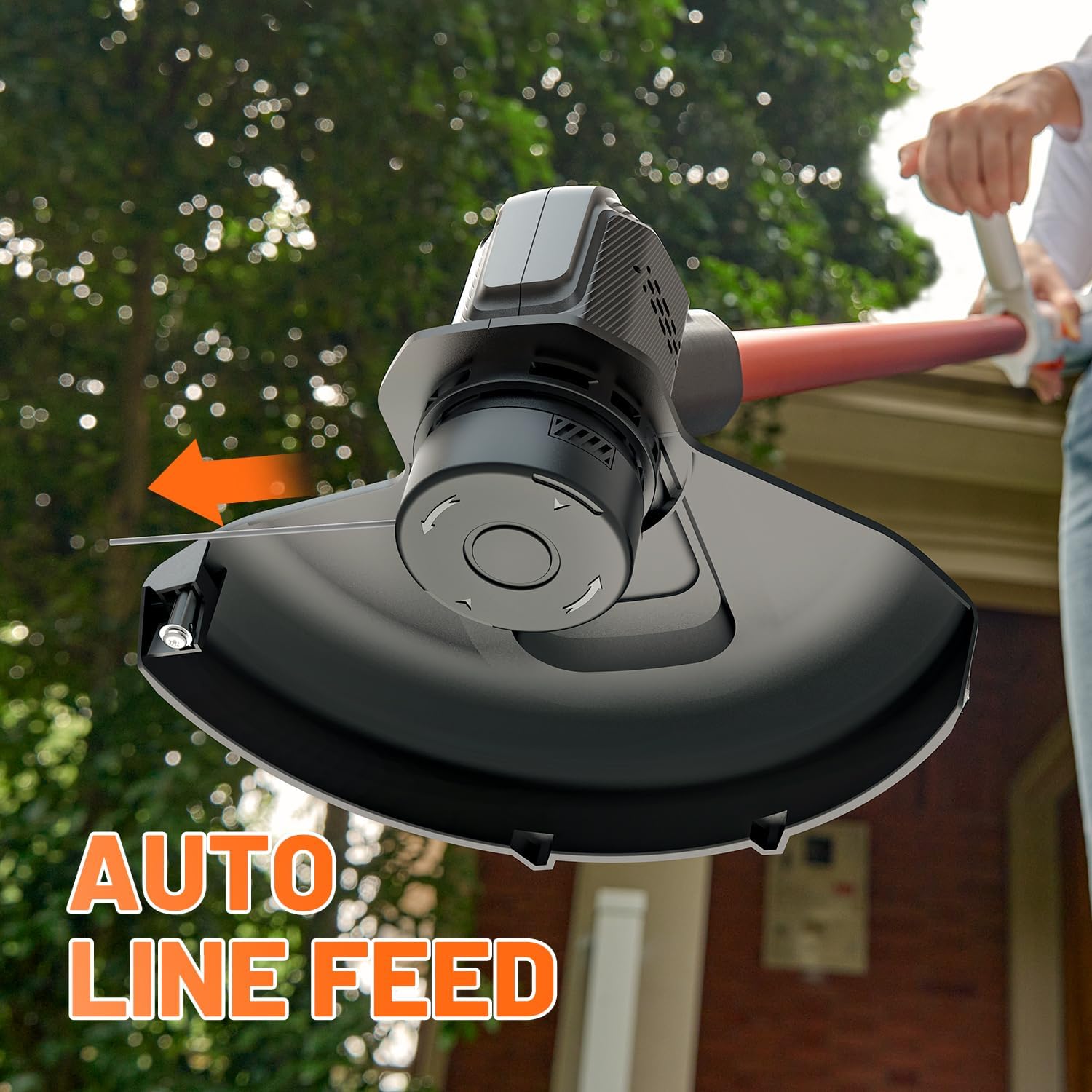 Litheli Cordless Weed Wacker 10 Inch, U20 Handy+ 20V String Trimmer &amp; Weed Eater