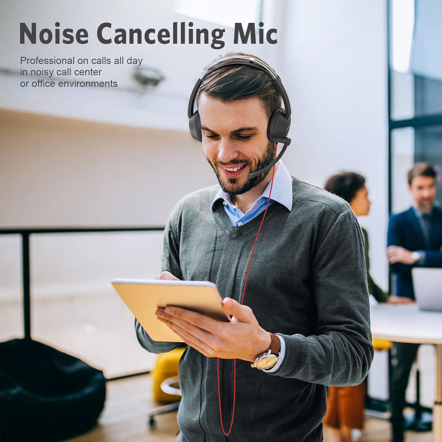 The BINNUNE BHO1 USB Headset with Microphone delivers