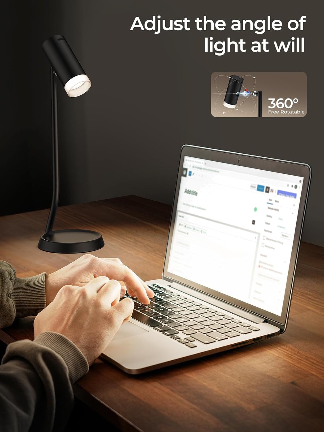 Pesuten Cordless Table Lamp (BL500) offers versatile, portable lighting