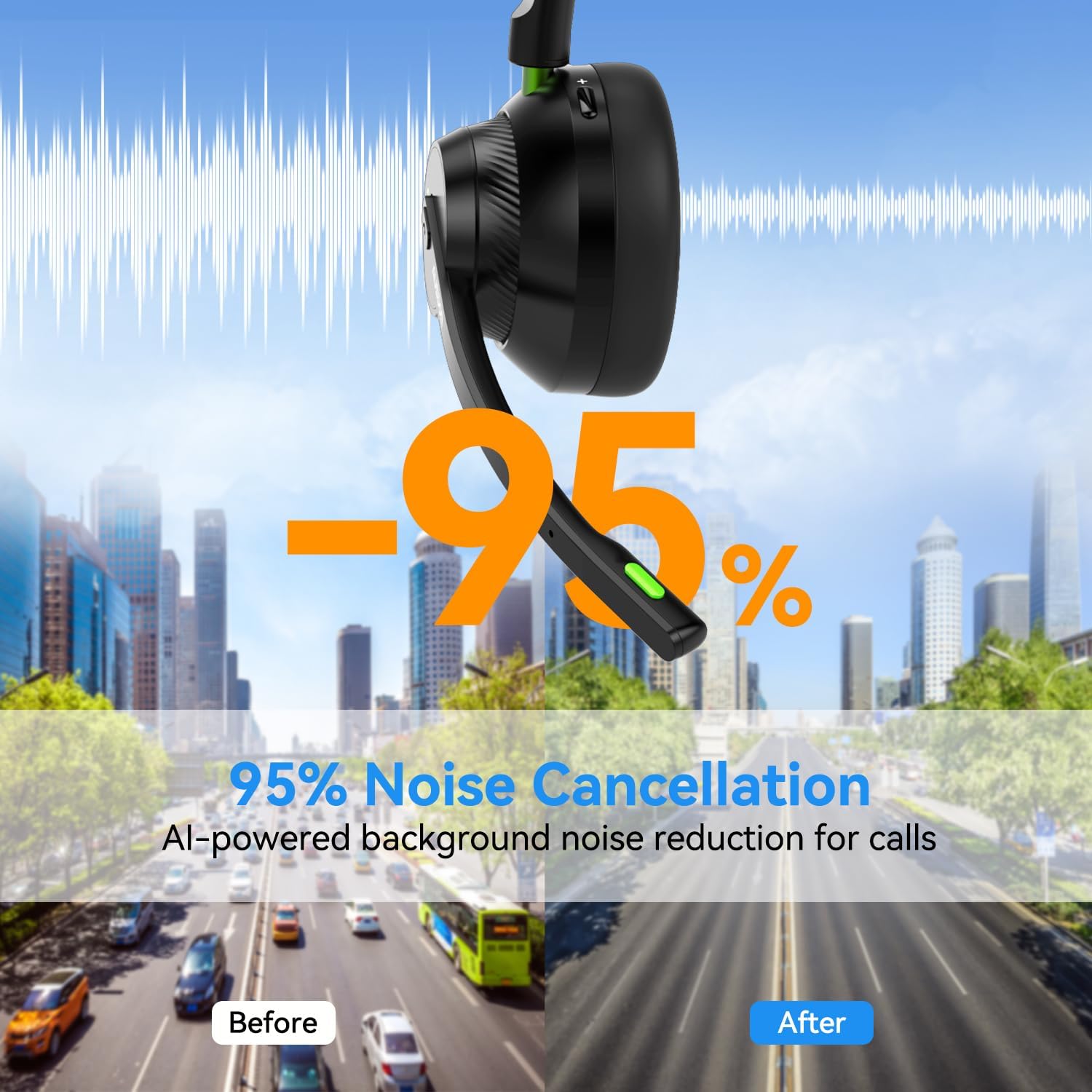 Ausdom Mono Wireless Headset