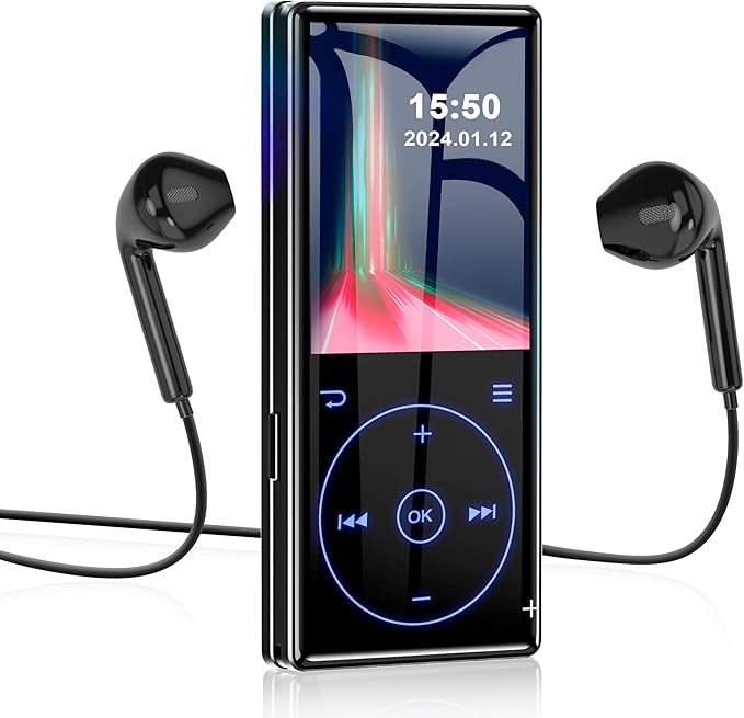 MP3 Player with Bluetooth 5.0: Portable Lossless Sound Music