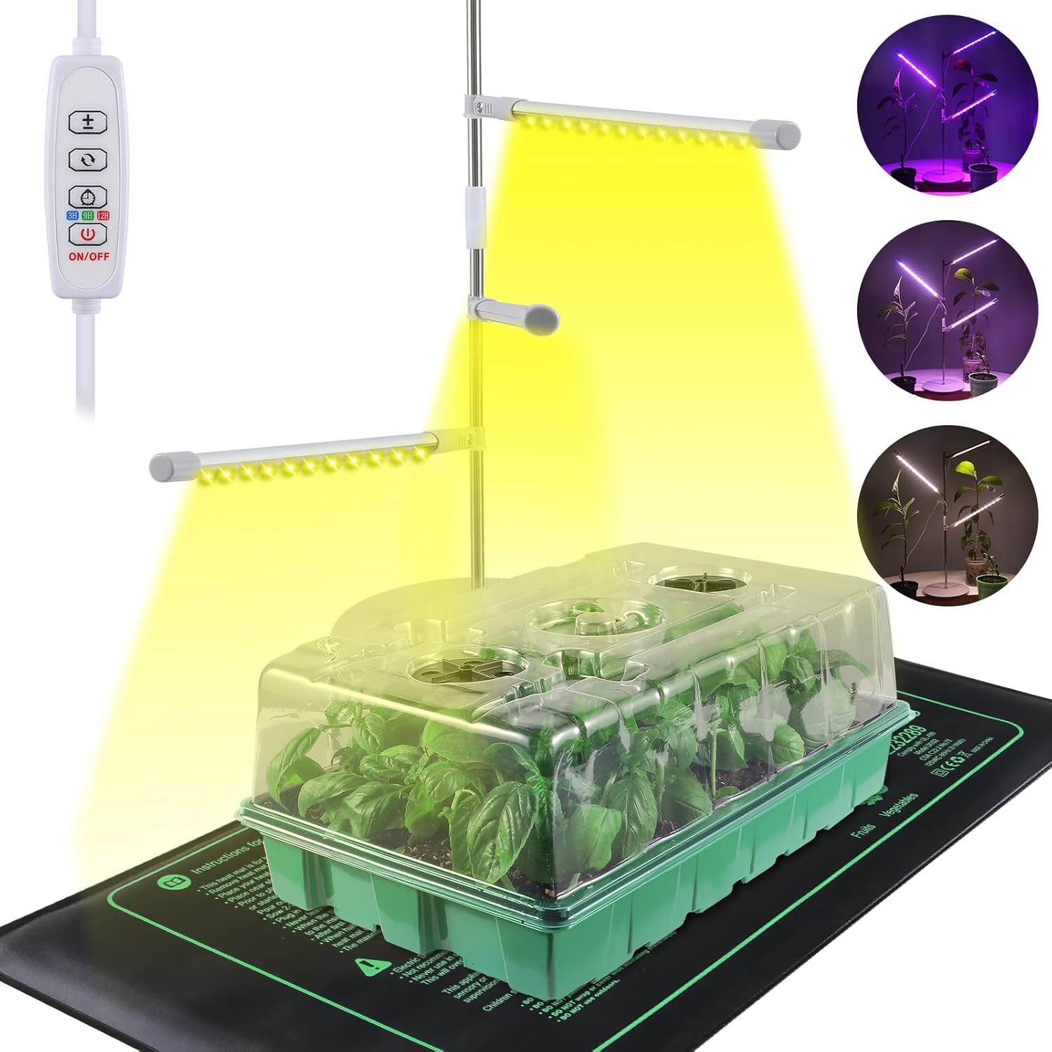 The Adawook Seed Starter Tray kit includes 40 cell