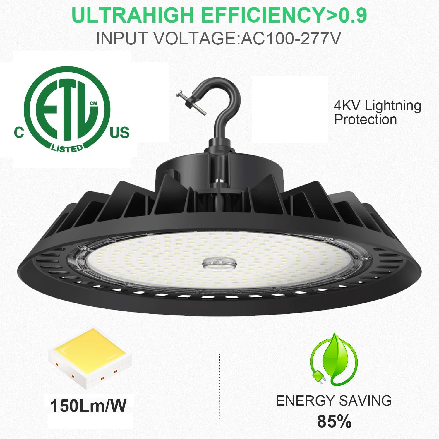 BFT UFO LED High Bay Light 50W is a high-performance 1 Pack