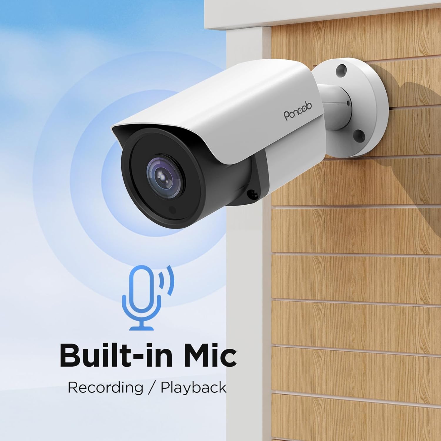 PANOOB Security POE Camera Outdoor