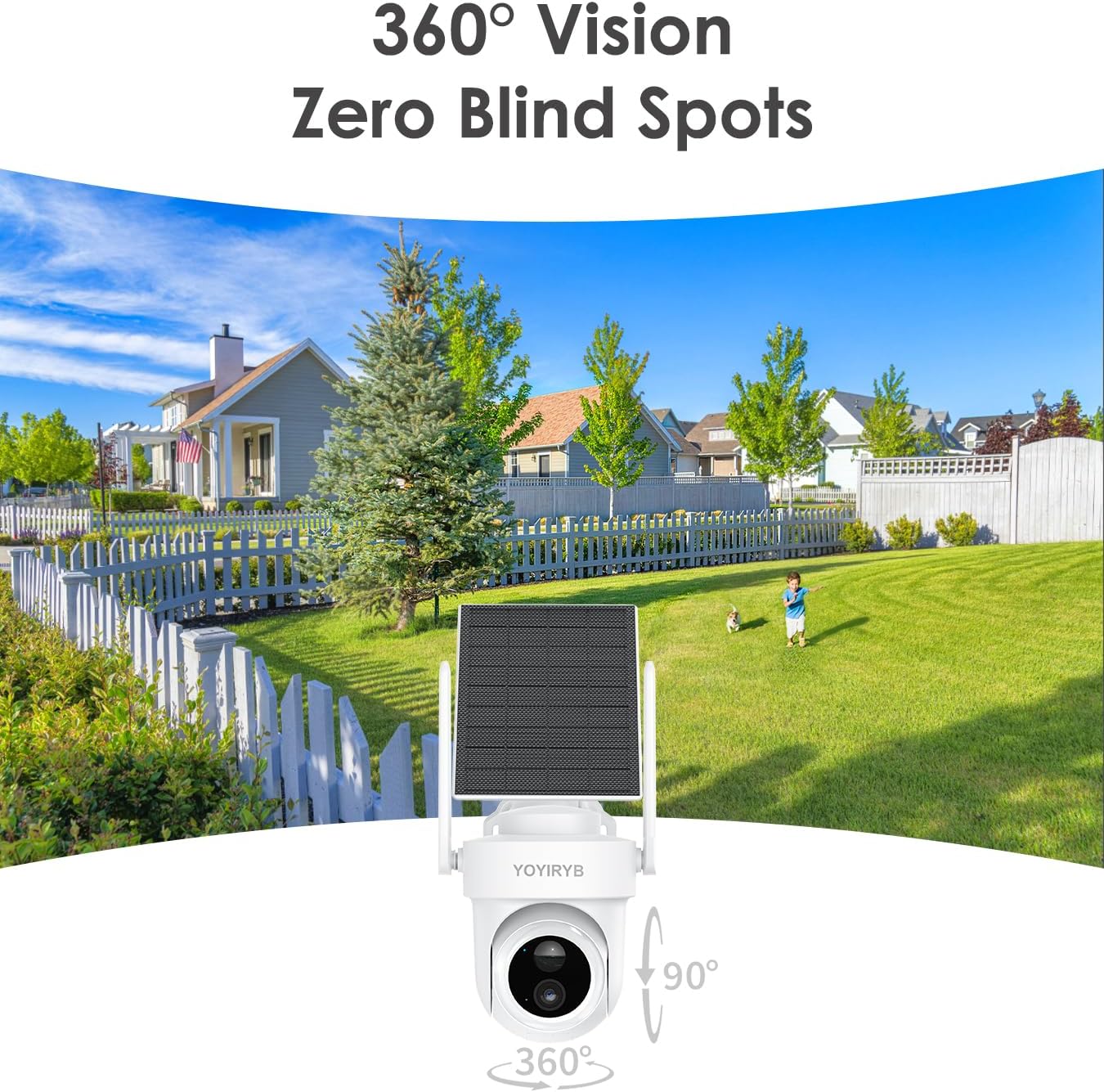 Yoyiryb Solar wireless security camera  cloud series - 1 Camera