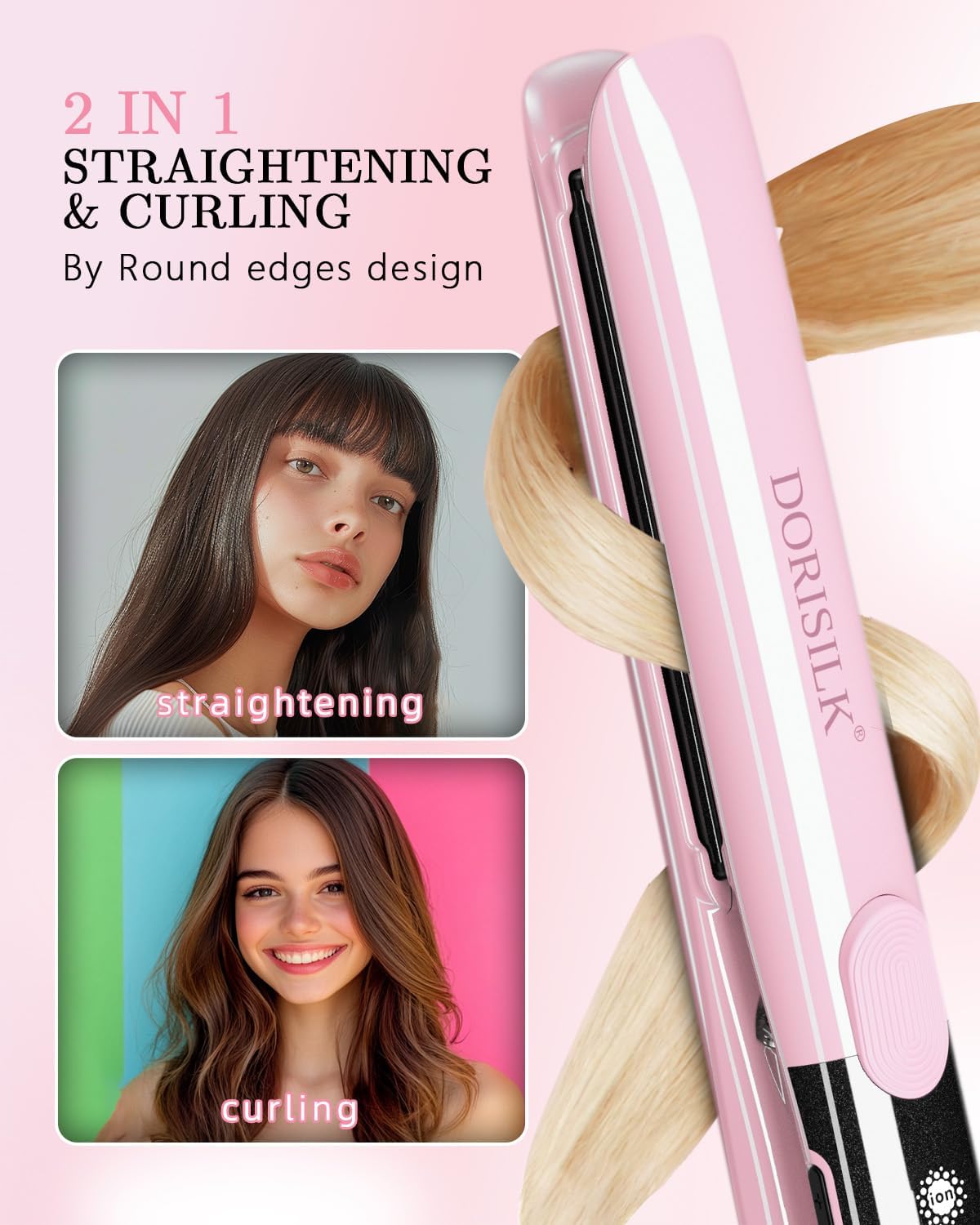 DORISILK 500 Degree High Temp Professional Hair Straightener