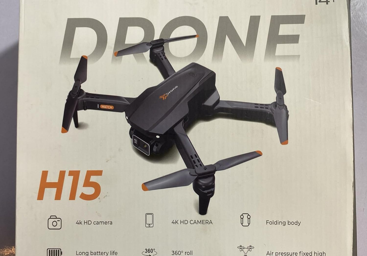The H15 Drone features advanced 4K HD dual FPV cameras