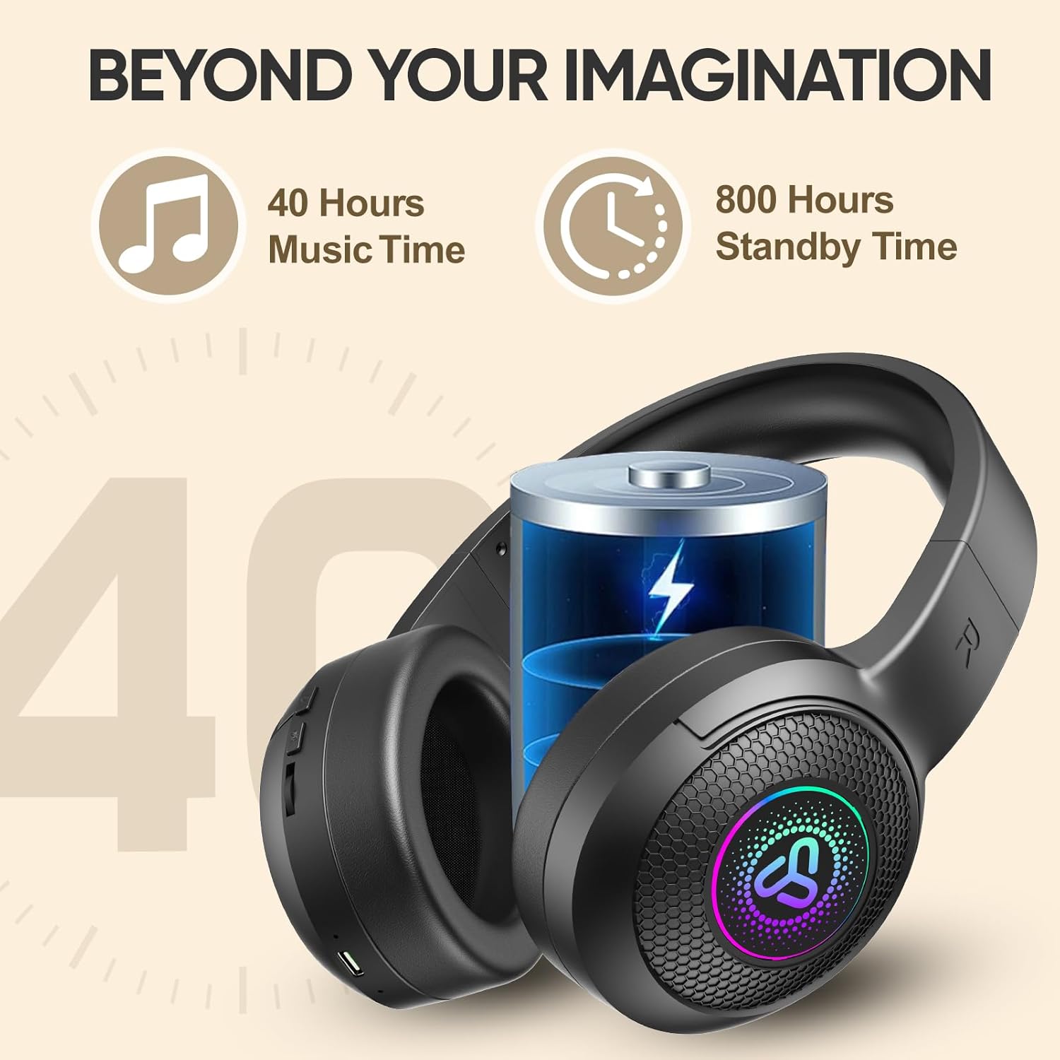 SDLOGAL Wireless Headphones SDL-718 Delivering premium sound for both music and gaming