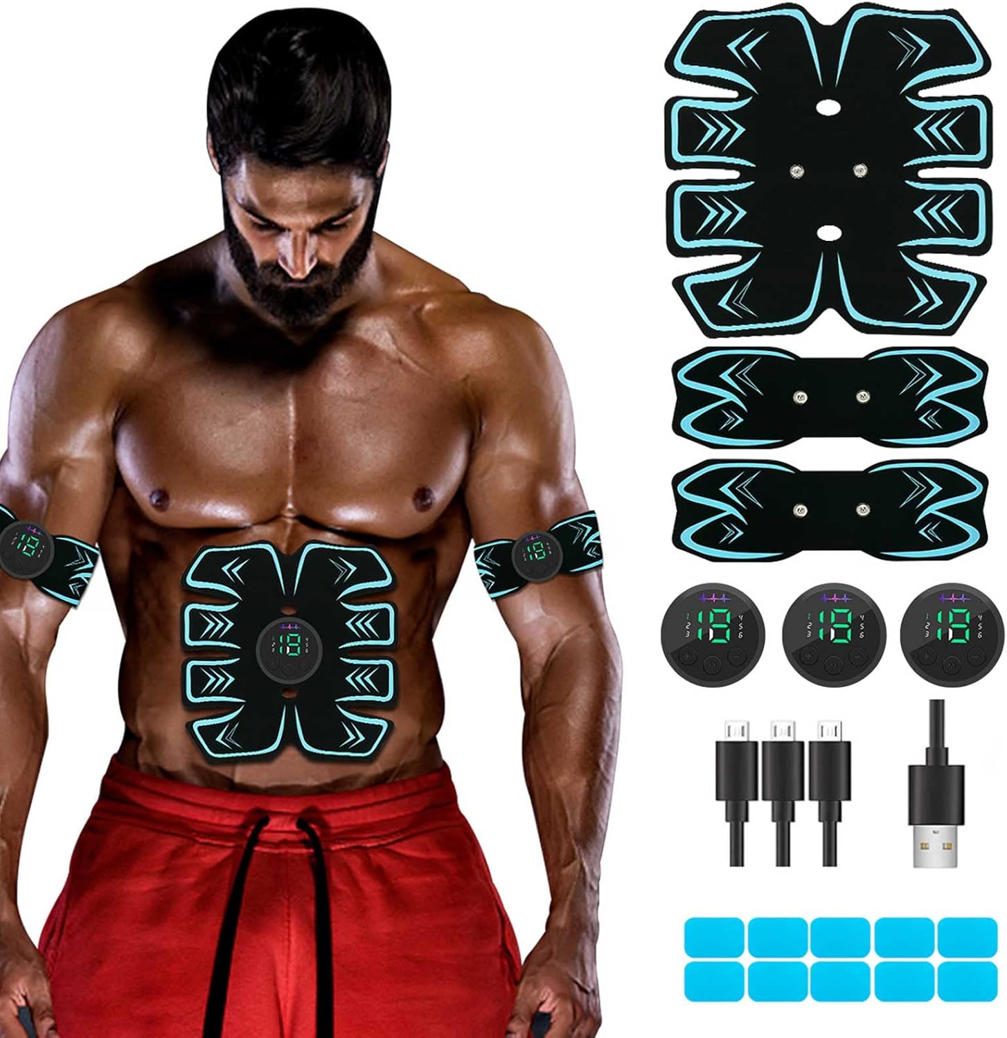 SPORTLIMIT USB Rechargeable Portable Fitness Workout Equipment