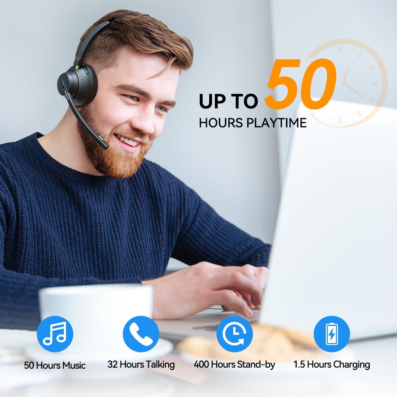 Ausdom Mono Wireless Headset