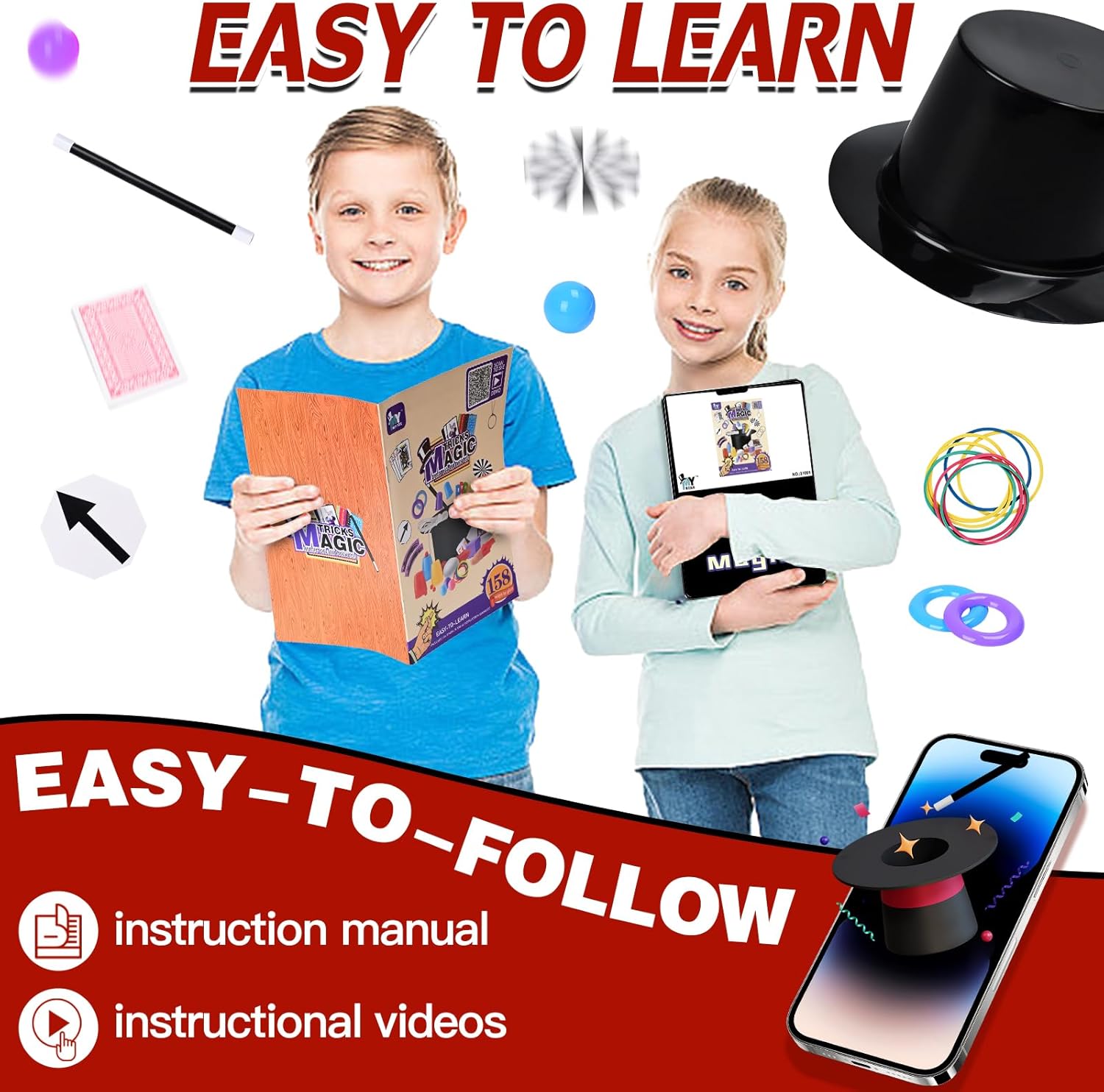 PIXATA Magic Tricks-Magic Kit for Kids
