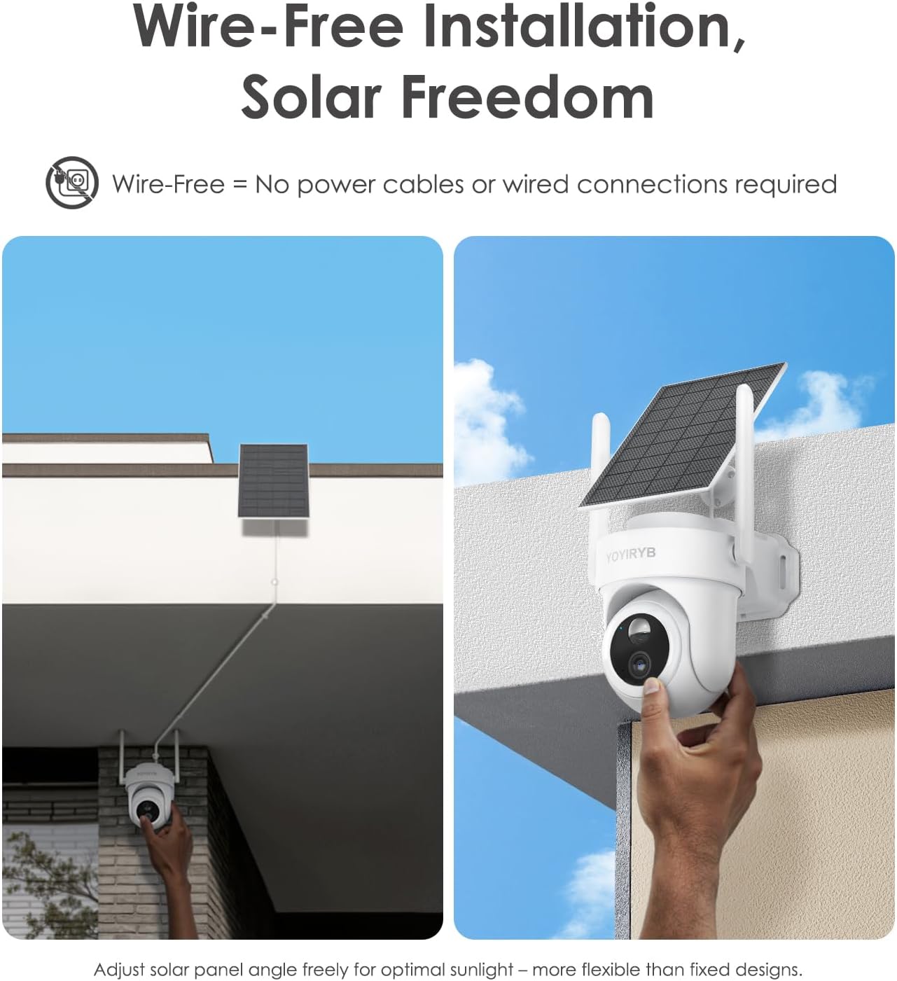 Yoyiryb Solar wireless security camera  cloud series - 1 Camera