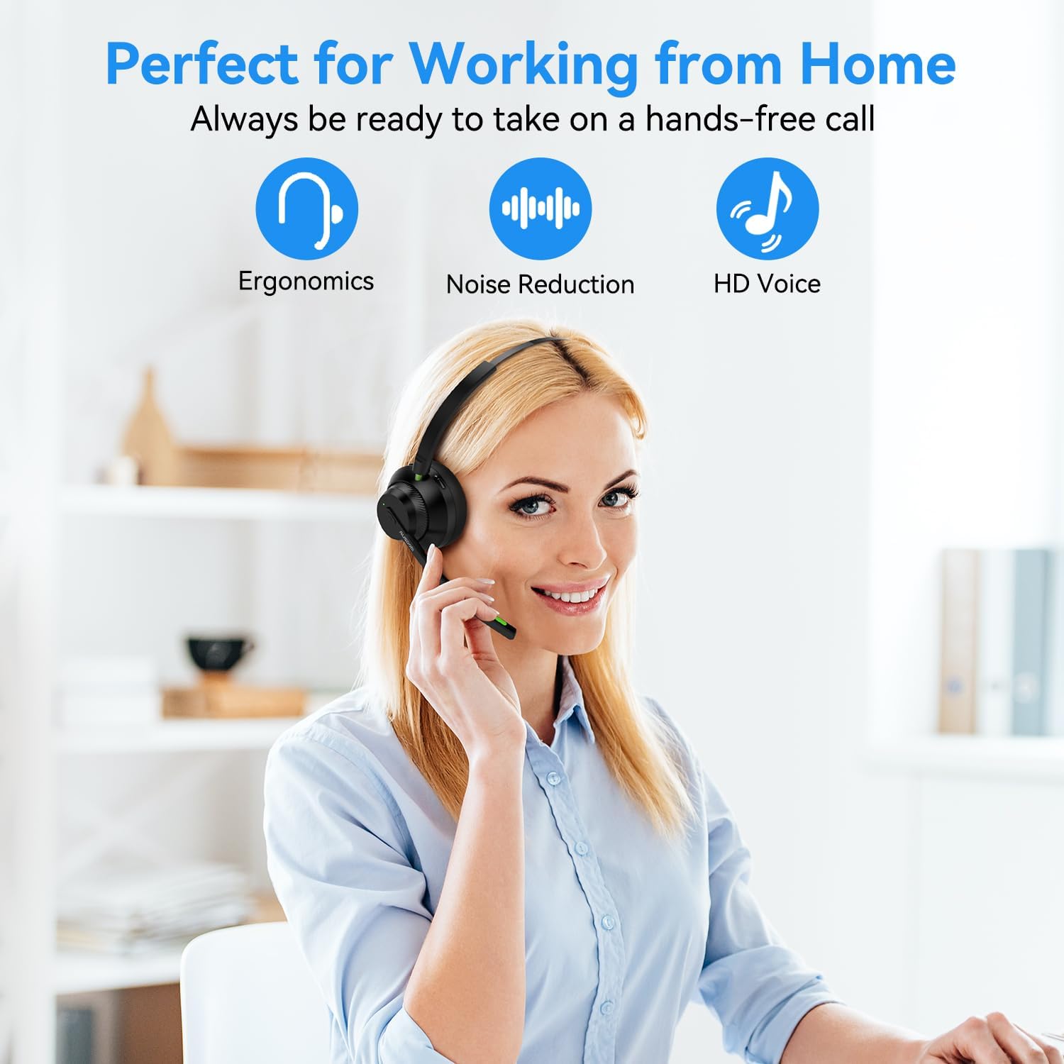 Ausdom Mono Wireless Headset