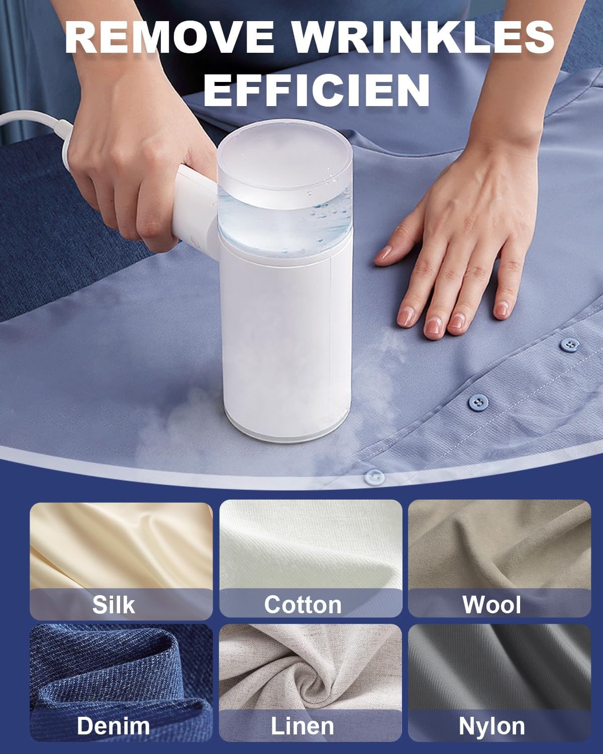 Garstor Steamer for Clothes offers a reliable solution for removing wrinkles quickly