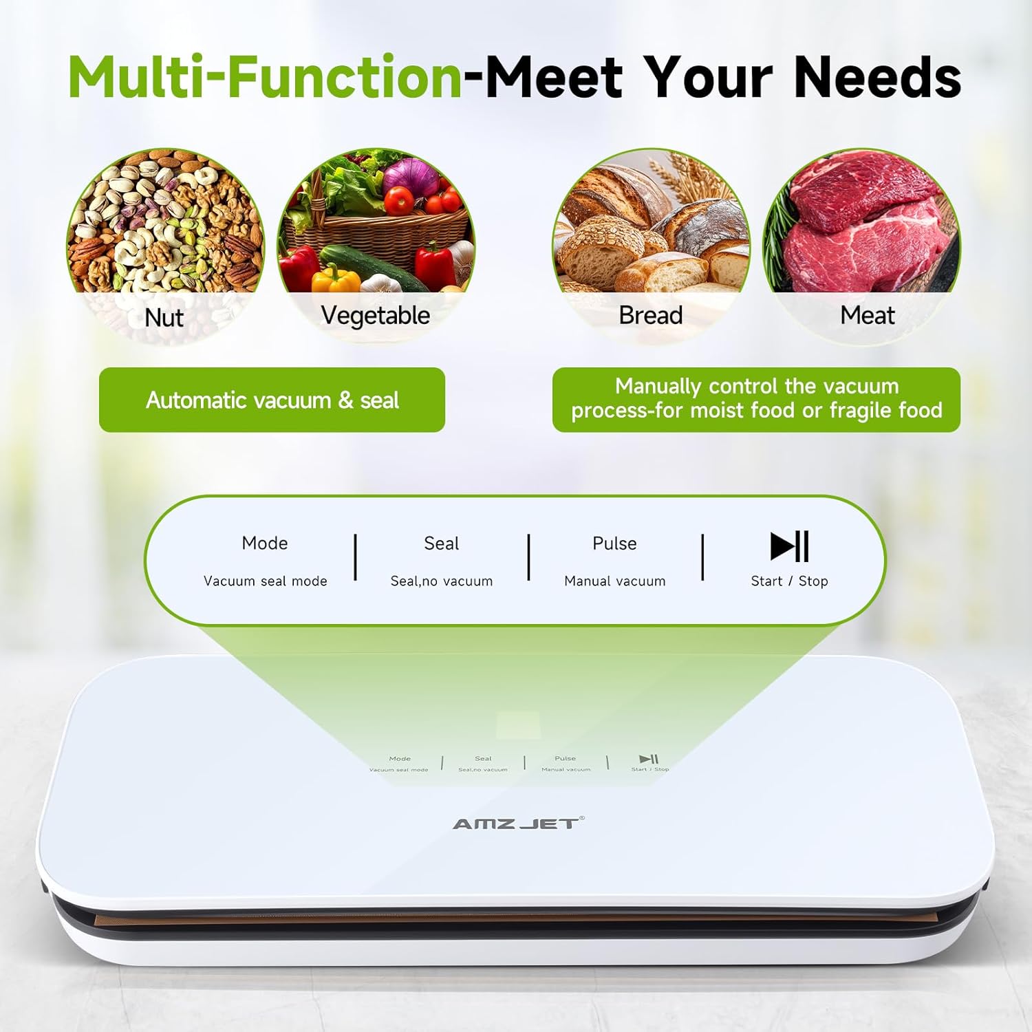 AMZjet Vacuum Food Sealer Model HQ - 58