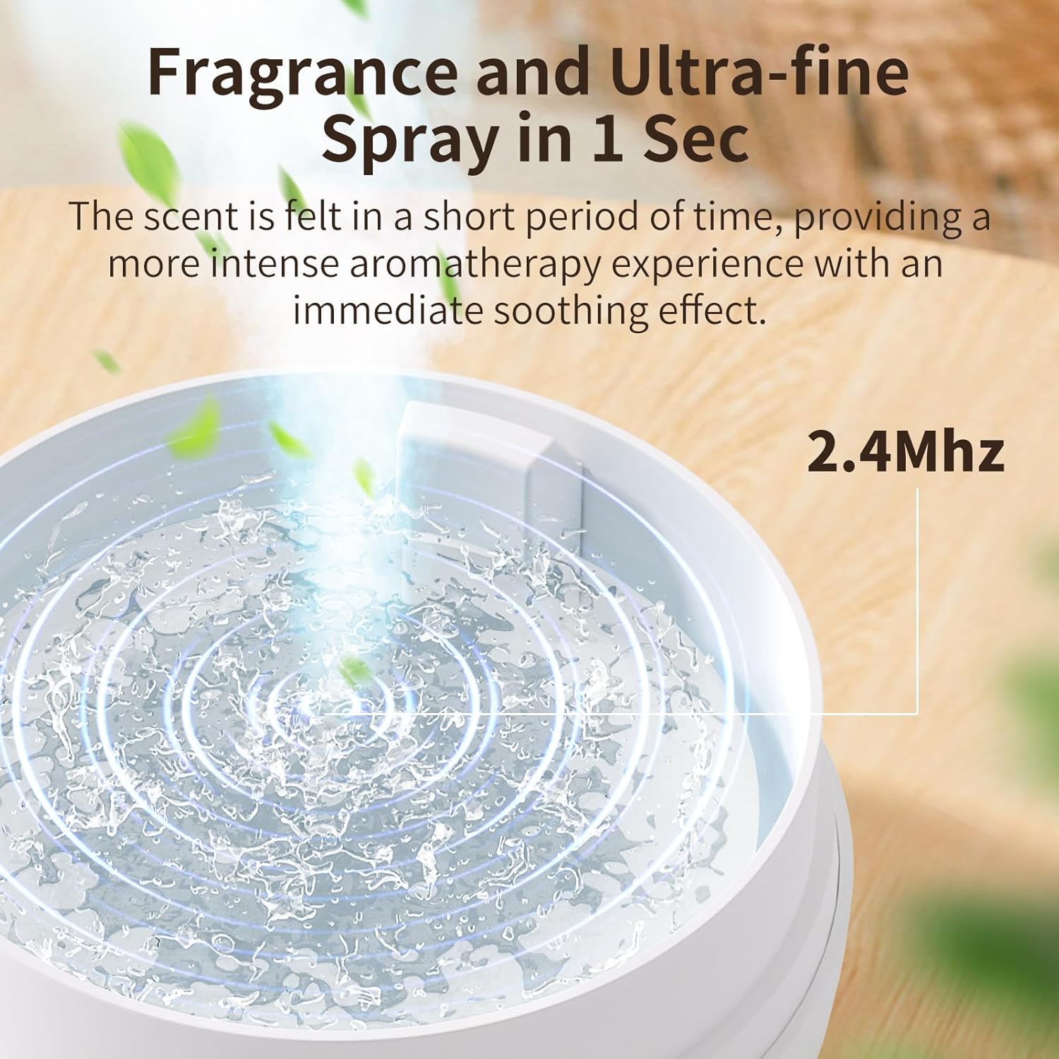SimerSure Essential Oil Diffuser combines ultrasonic technology with a quiet humidifying function