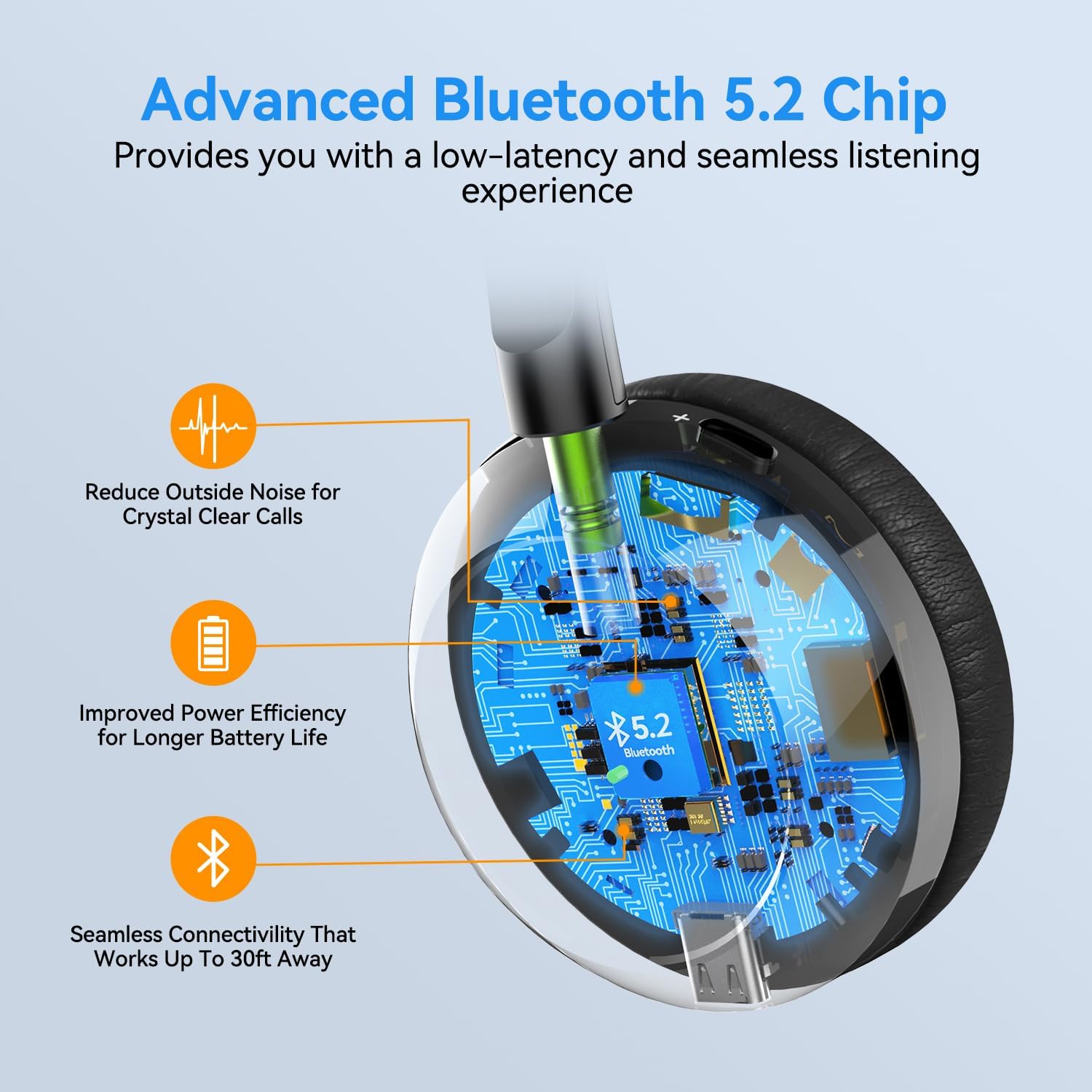 Ausdom Mono Wireless Headset