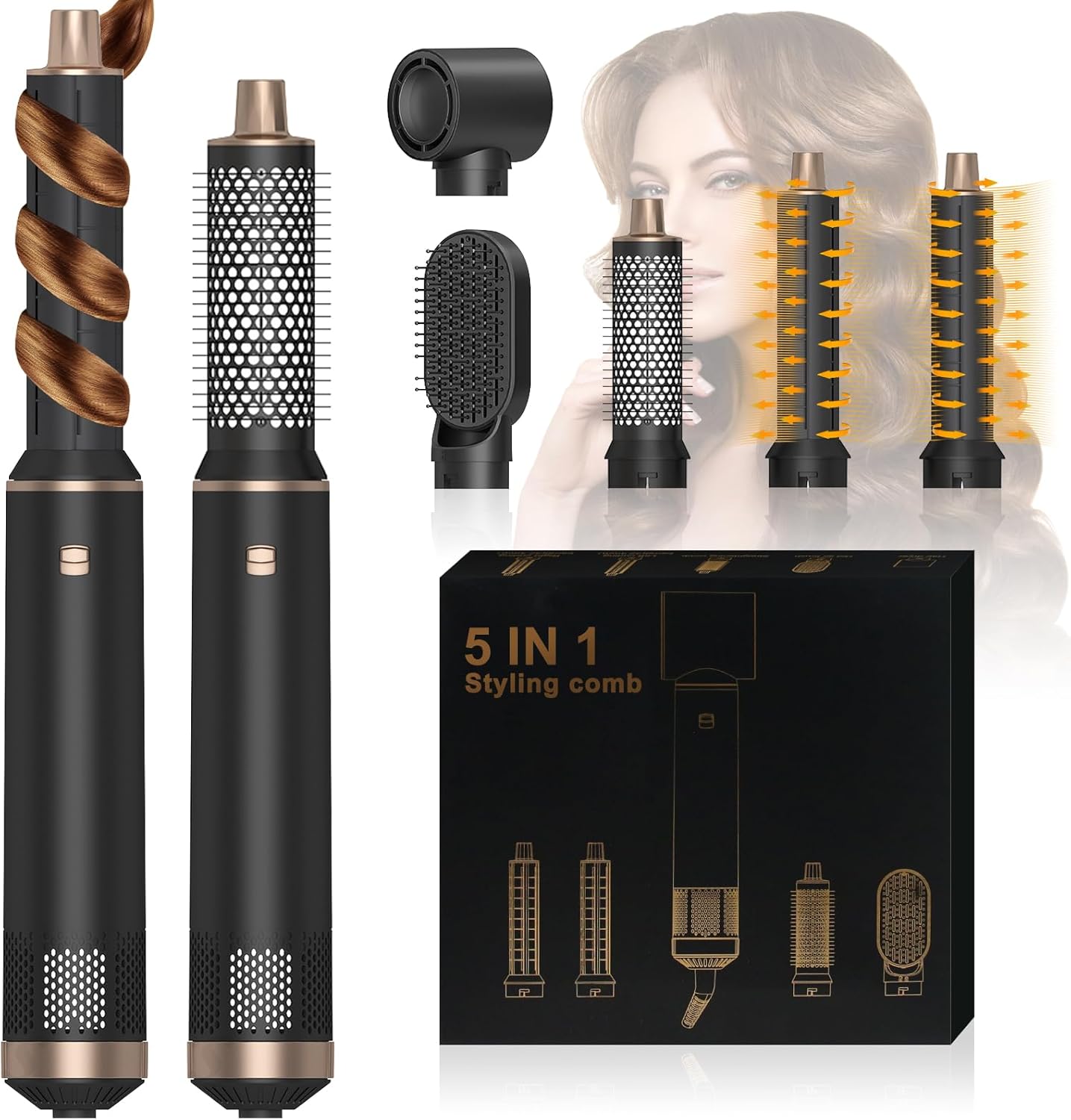 HyAdierTech 5-in-1 Hair Dryer Set combines versatility and efficiency