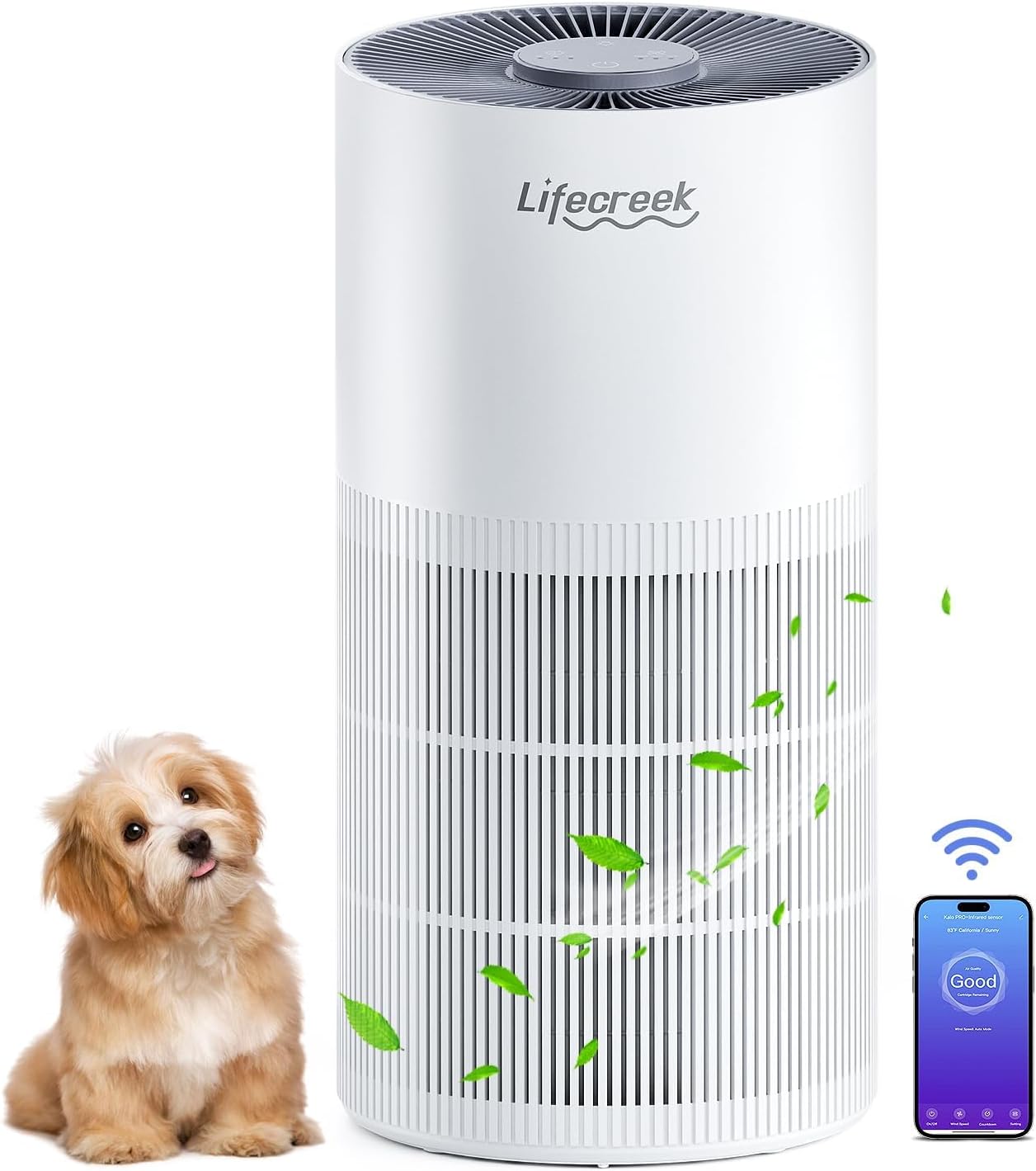The Lifecreek Air Purifier Model Kalo offers advanced air filtration technology