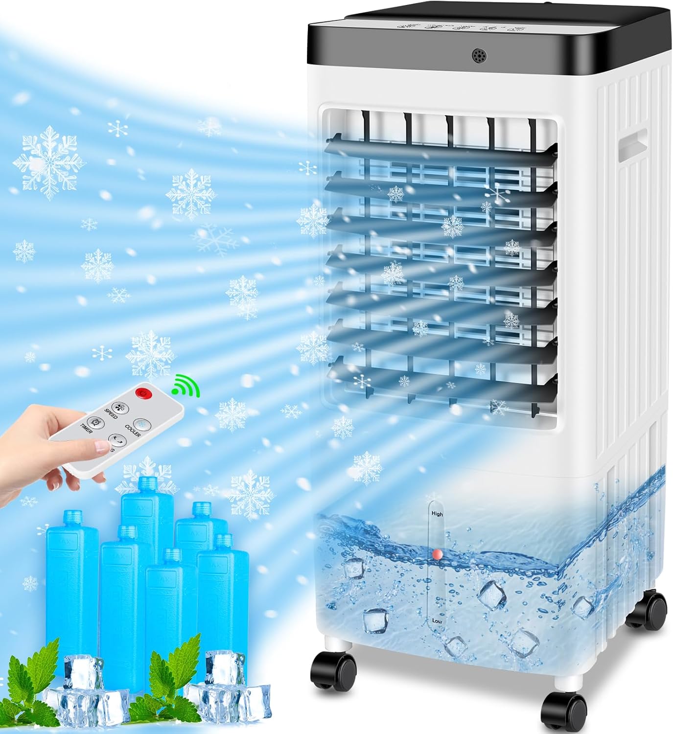 Portable Air Conditioners,3 IN 1 Room Air Conditioners,Swamp Cooler