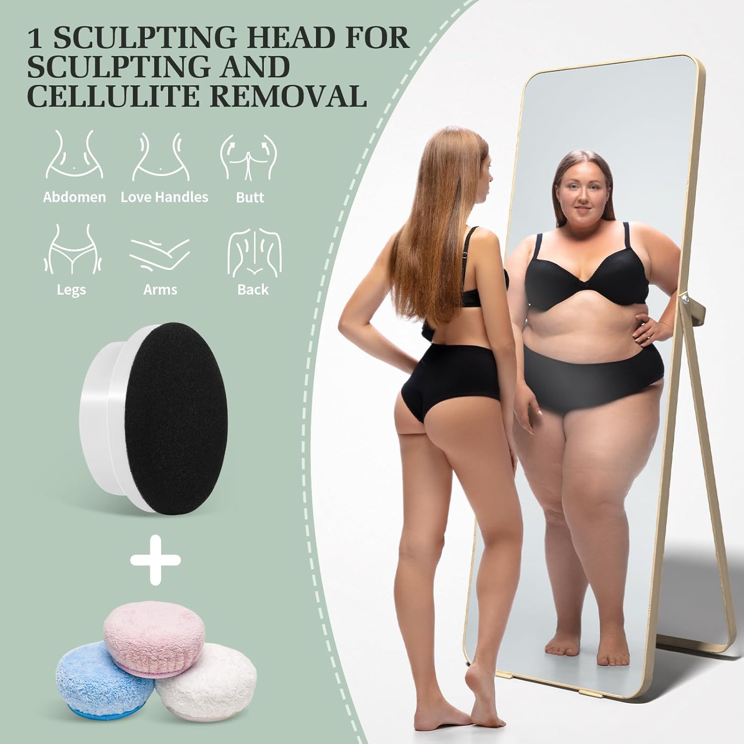 Teramix 2-in-1 Electric Body Sculpting Machine, Portable and Lightweight