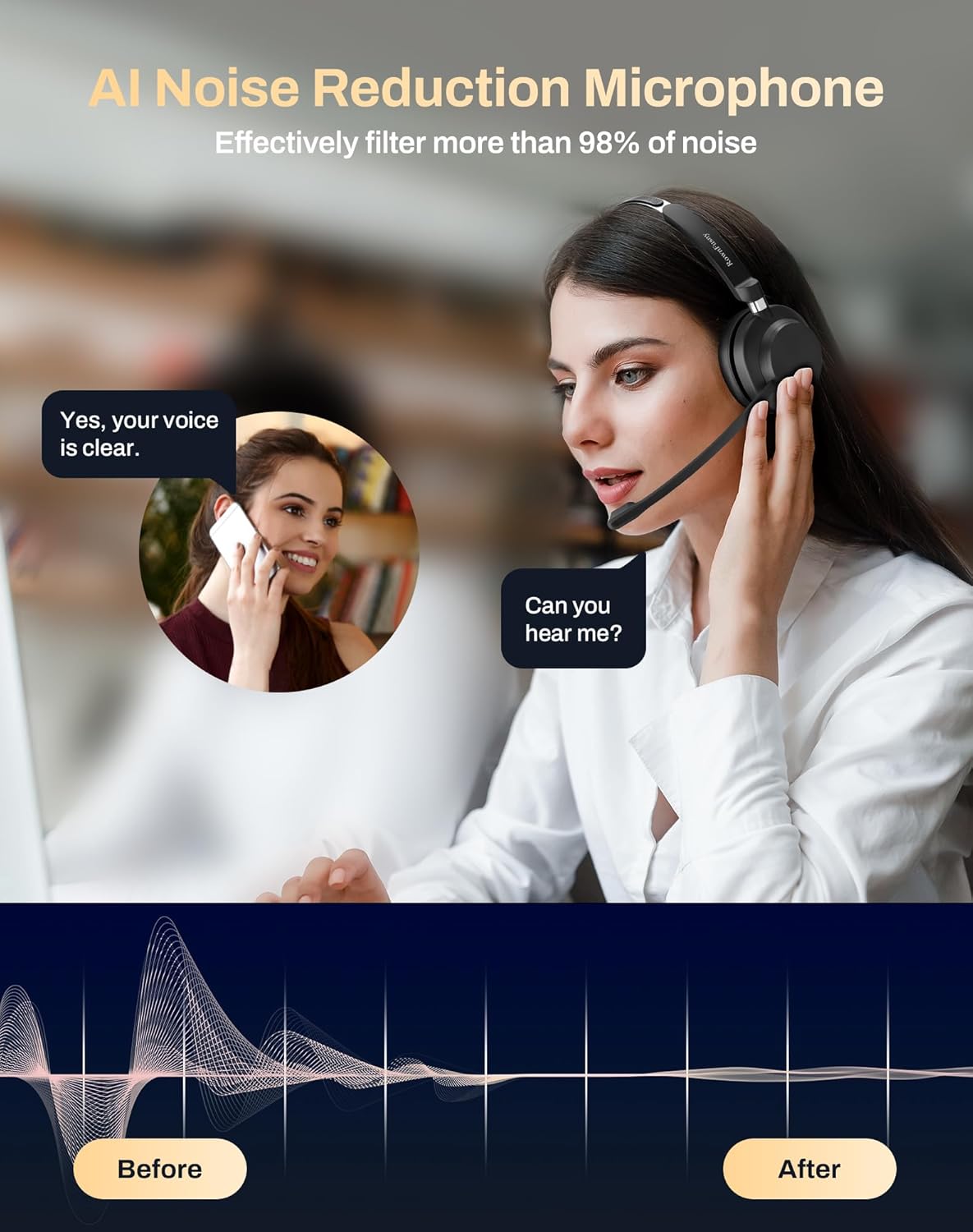 Rownfusny R01s Computer Headset
