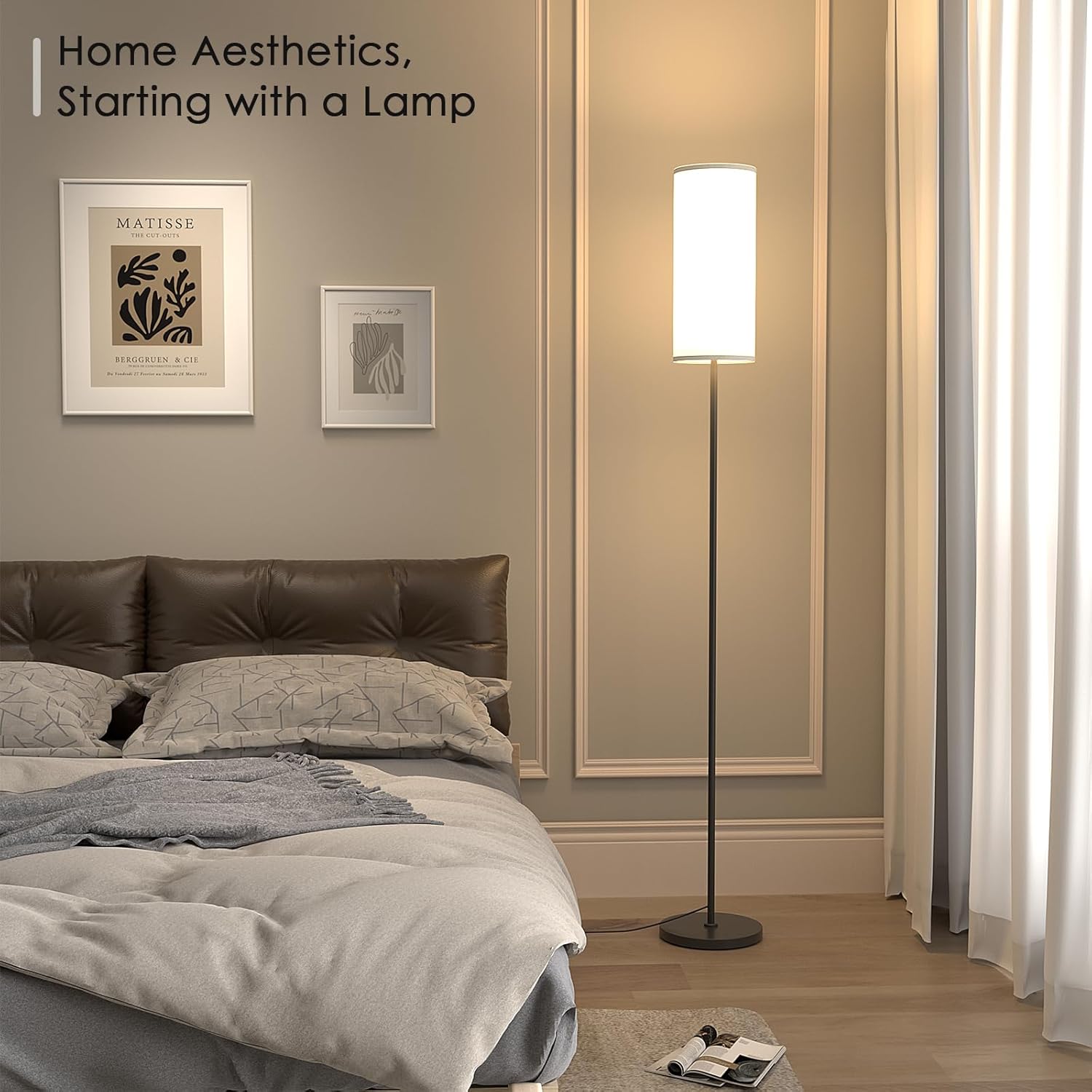 Karjoefar Floor Lamp combines modern design with functionality