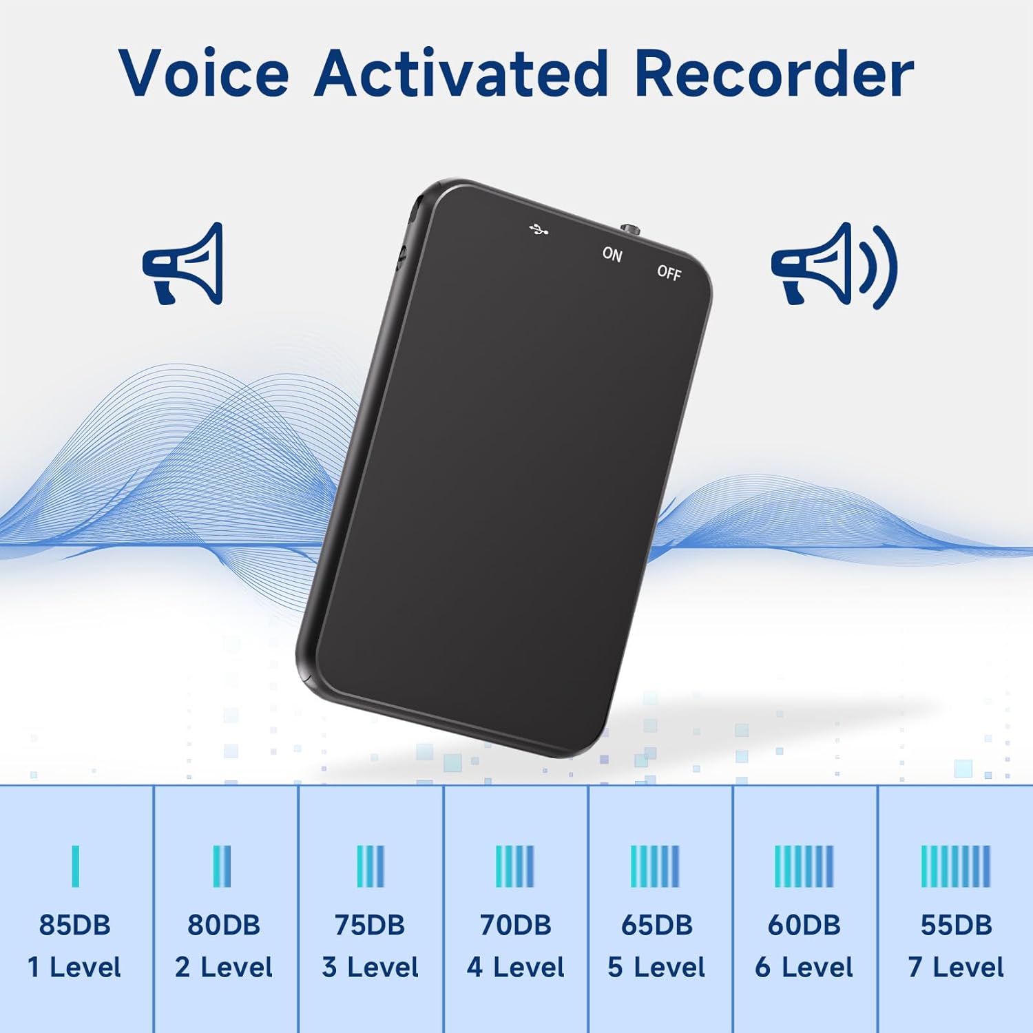 v15 1536Kbps digital voice recorder delivers exceptional audio clarity