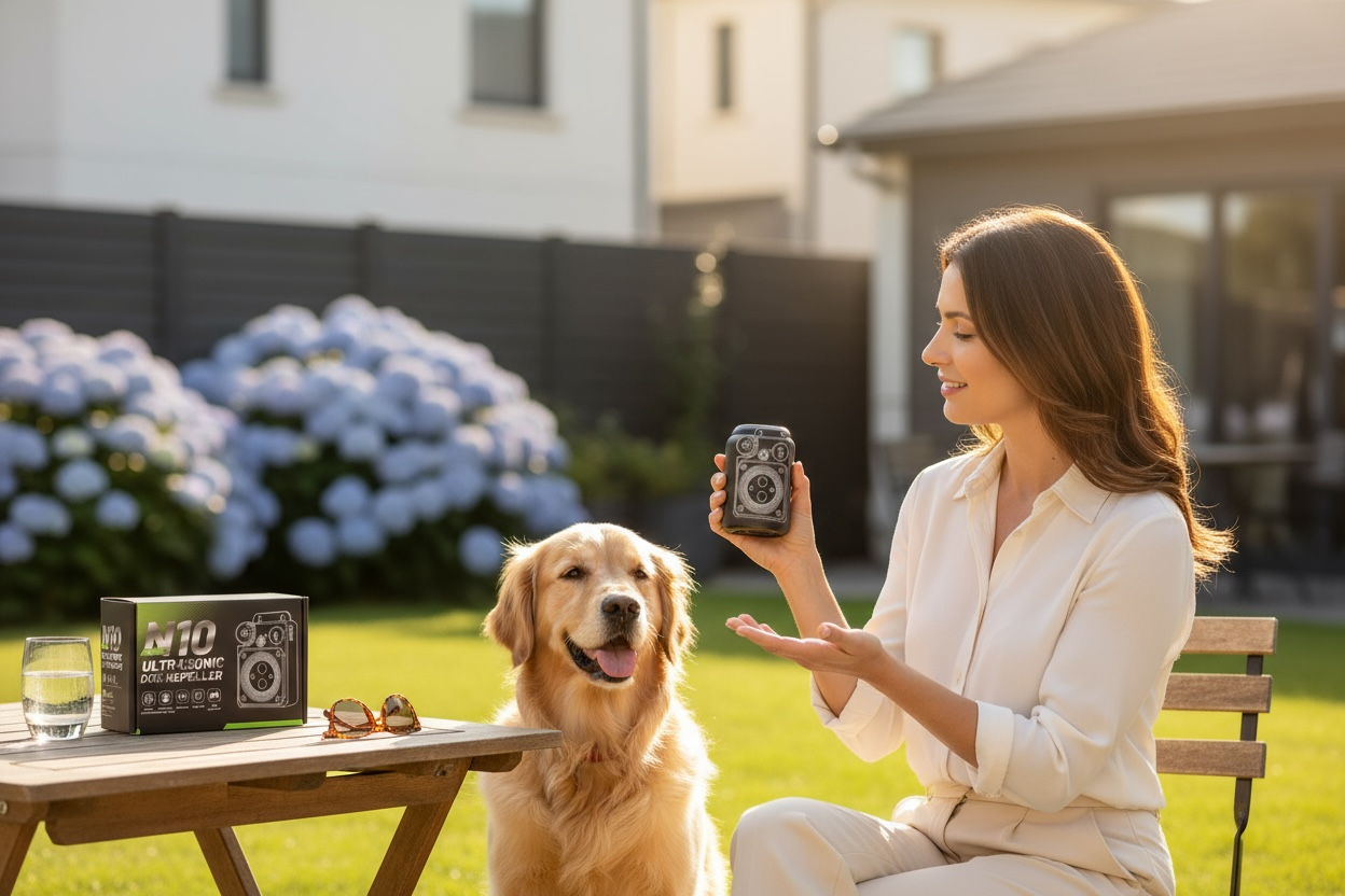 Ultrasonic Anti Barking Device for Dogs - 3 Modes, 50ft Range Bark Deterrent