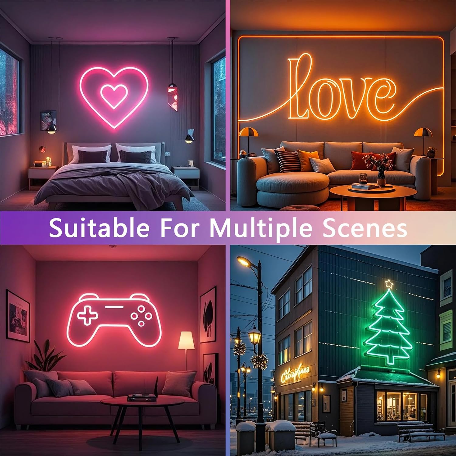 Elevate your environment with this versatile 5-meter RGB Neon LED Strip