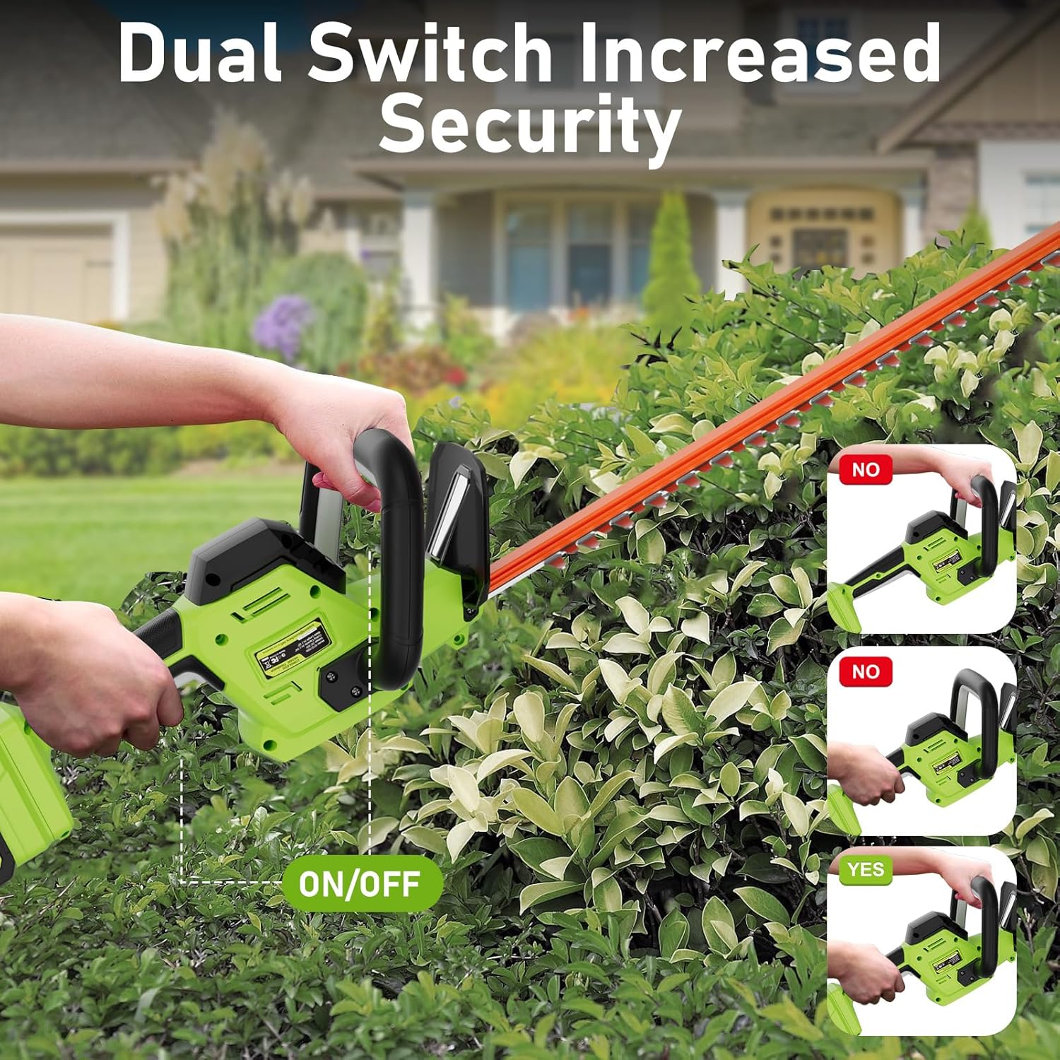 Sunchers 20V cordless Hedge Trimmer ap