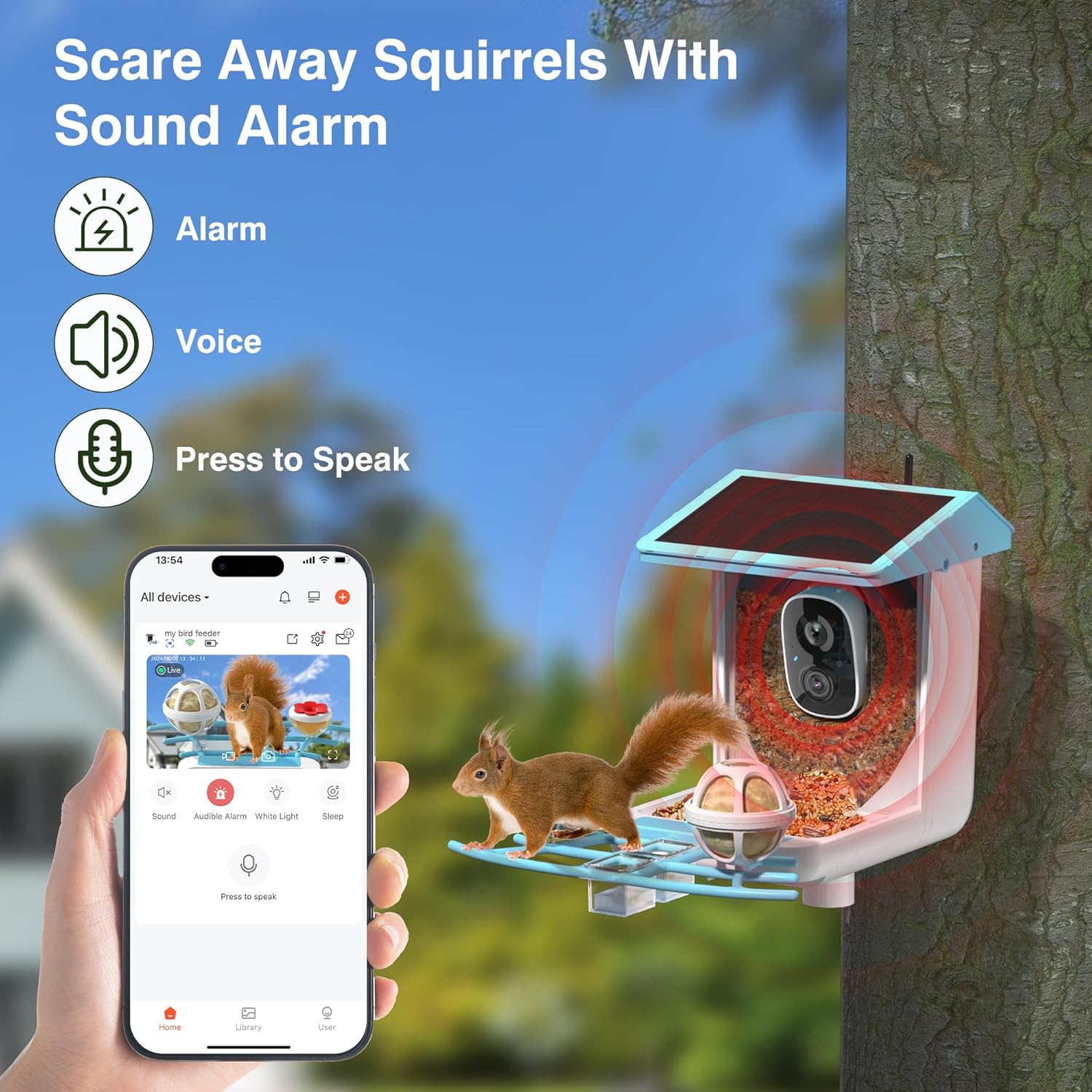 PETCAL Smart Solar Bird Feeder combines advanced technology with nature observation