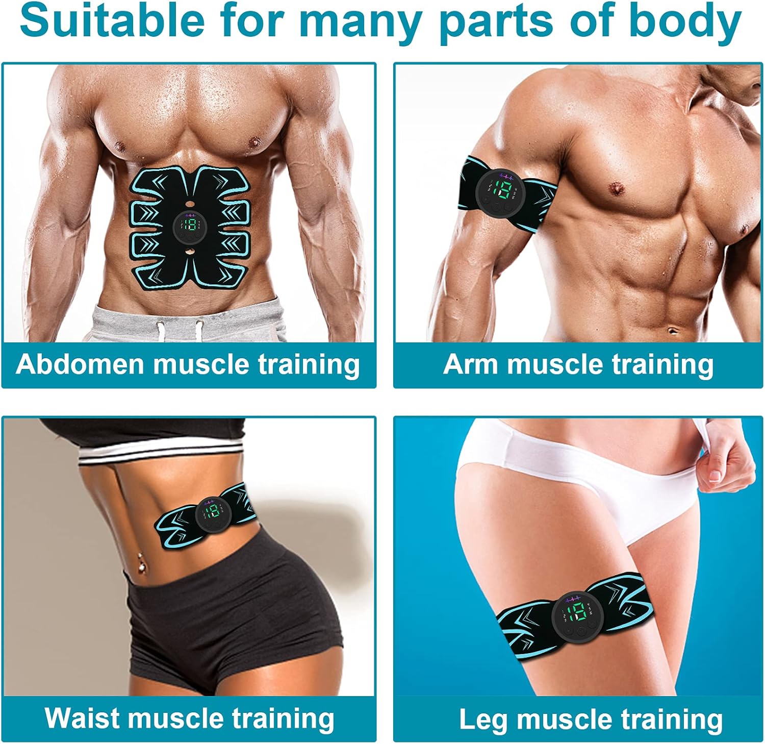 SPORTLIMIT USB Rechargeable Portable Fitness Workout Equipment