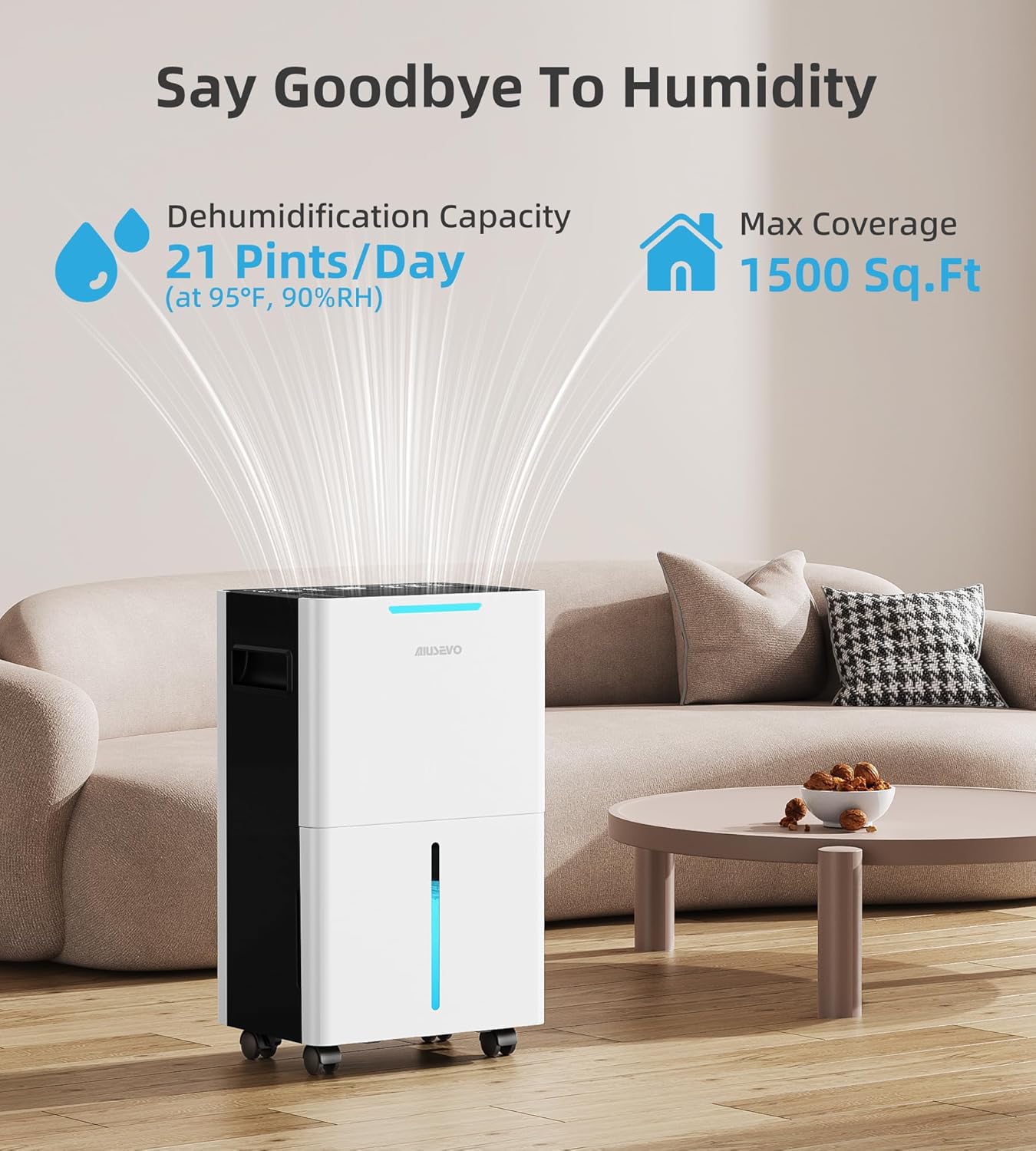 Aiusevo AS-280 Intelligent Dehumidifier