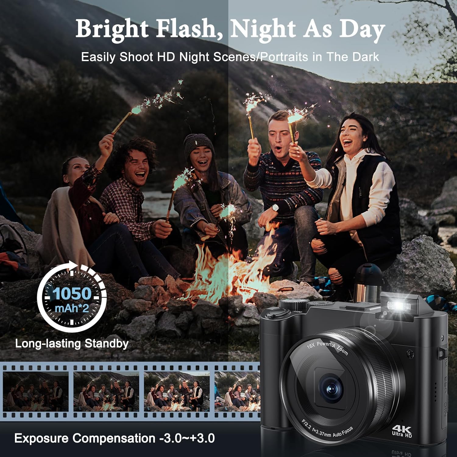 4K Ultra HD Video Recording with exceptional 64MP image capture capability.