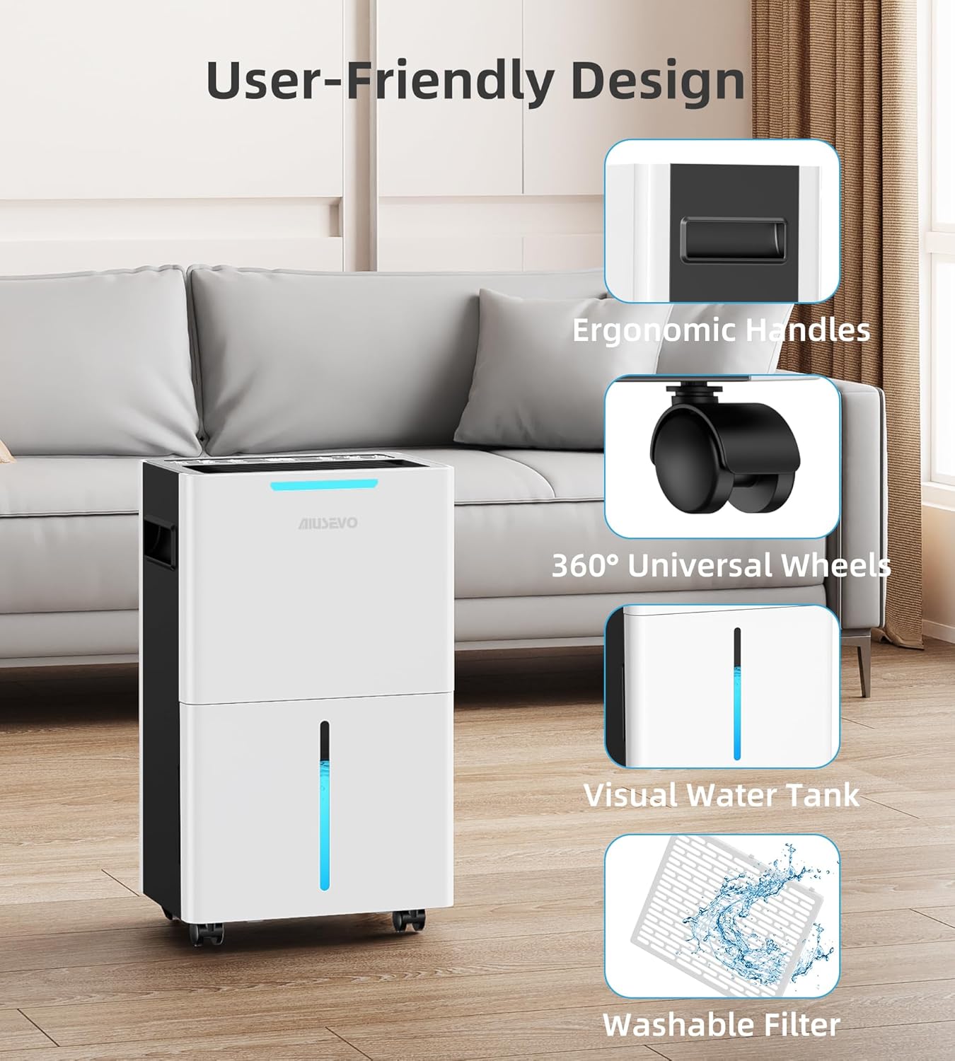 Aiusevo AS-280 Intelligent Dehumidifier