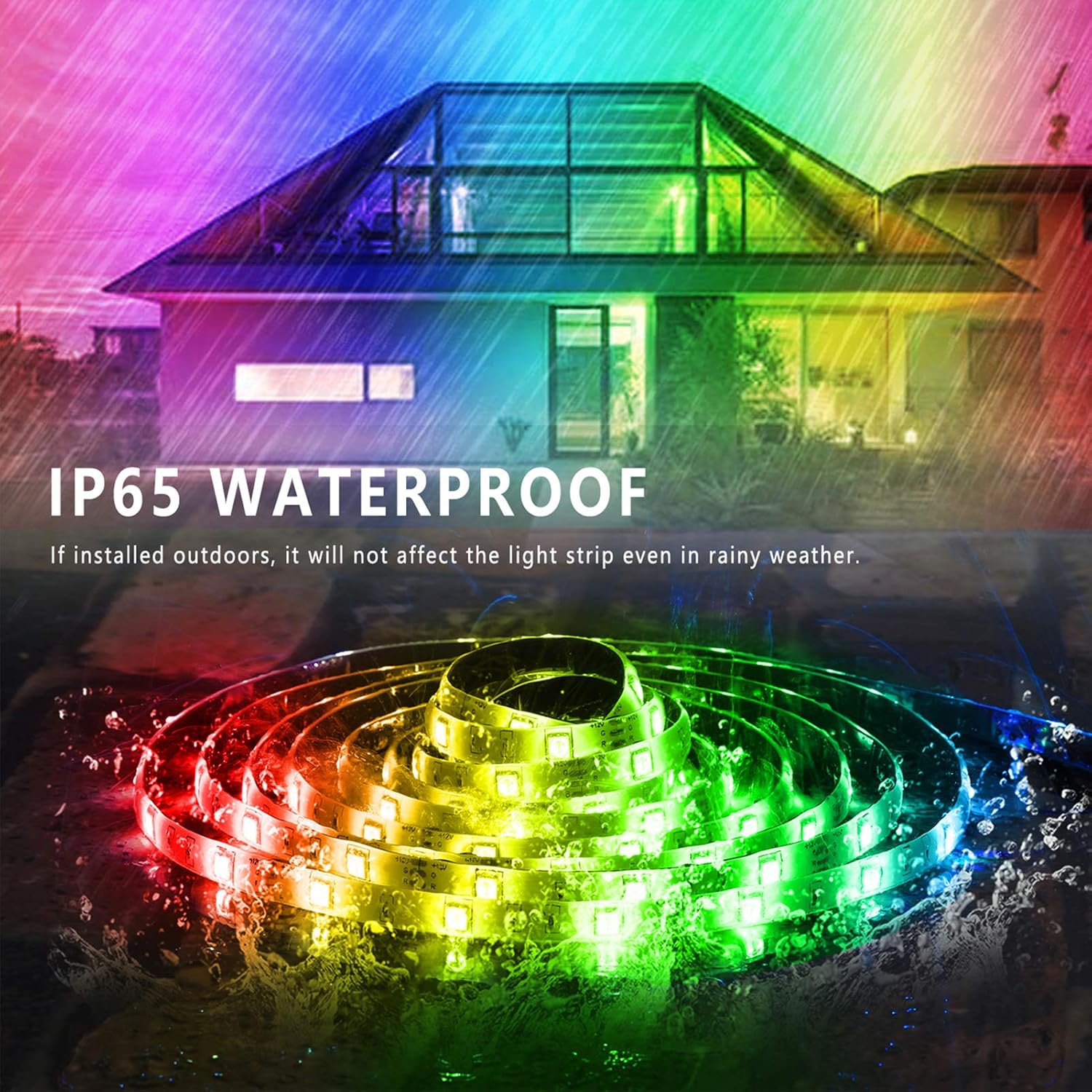 Ledagic 100ft (2x50ft) Waterproof LED Strip Lights