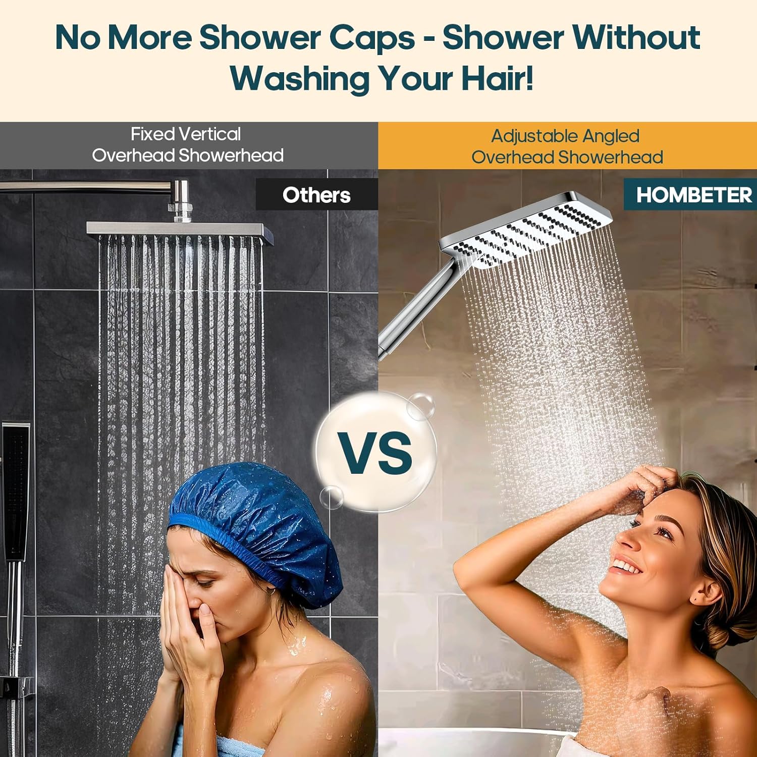 Hombetter Shower Heads handheld spray combo Model SS1580