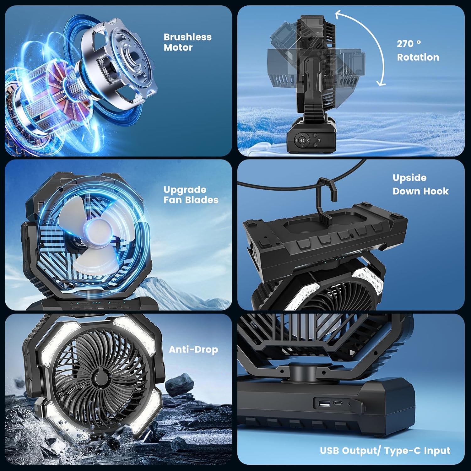 Portable misting fan  Covozon Model F038
