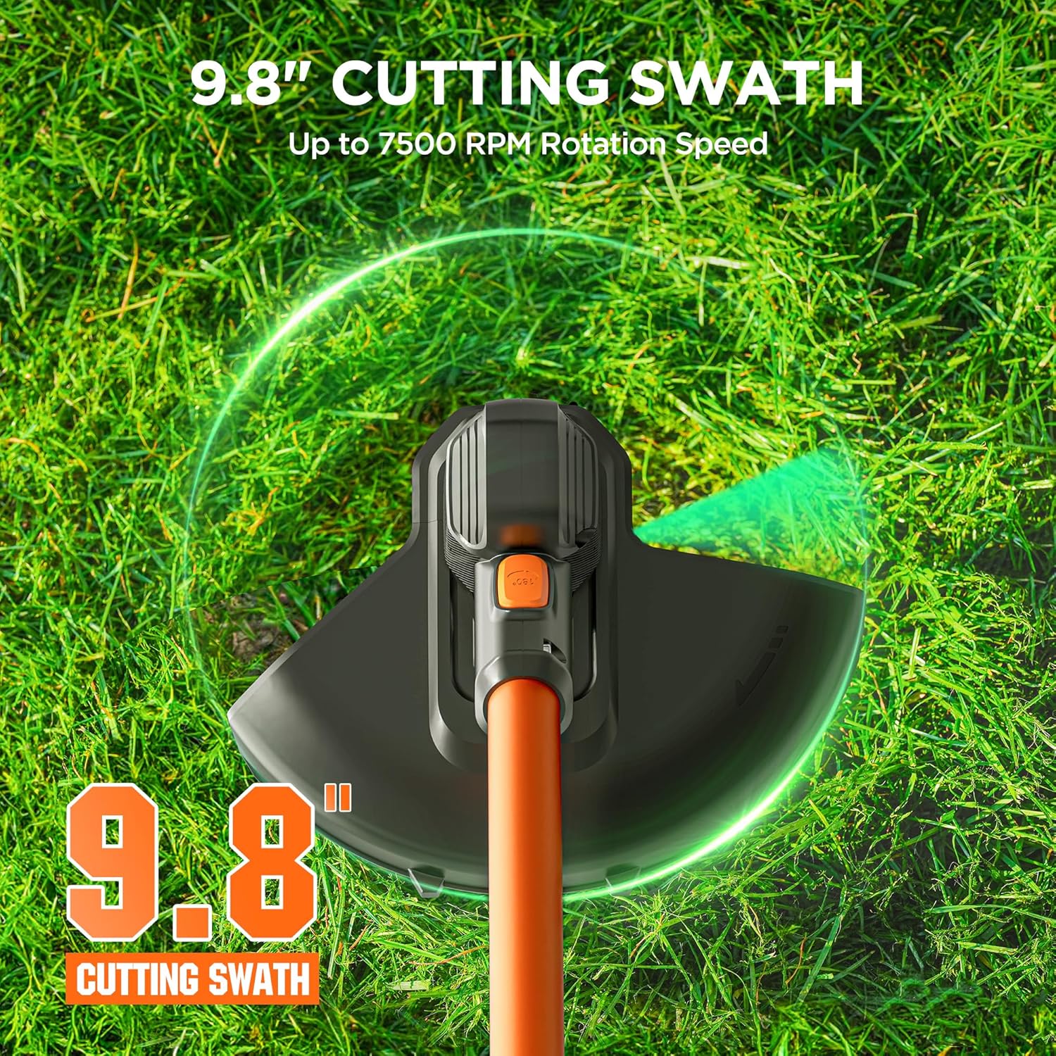 Litheli Cordless Weed Wacker 10 Inch, U20 Handy+ 20V String Trimmer &amp; Weed Eater