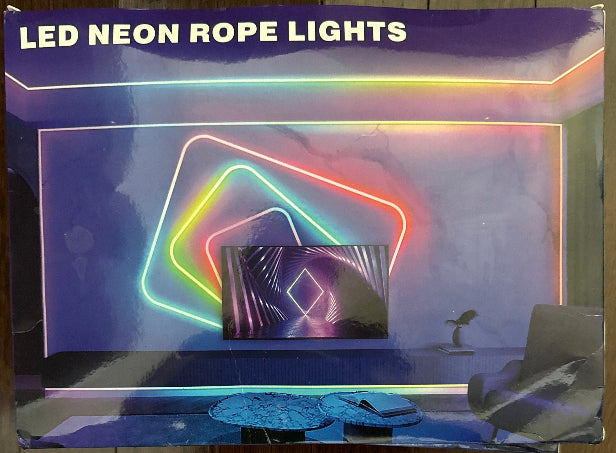 Enhance your space with FBZ 20Ft LED Rope Lights, featuring flexible neon design and IP65 waterproof rating for reliable outdoor use