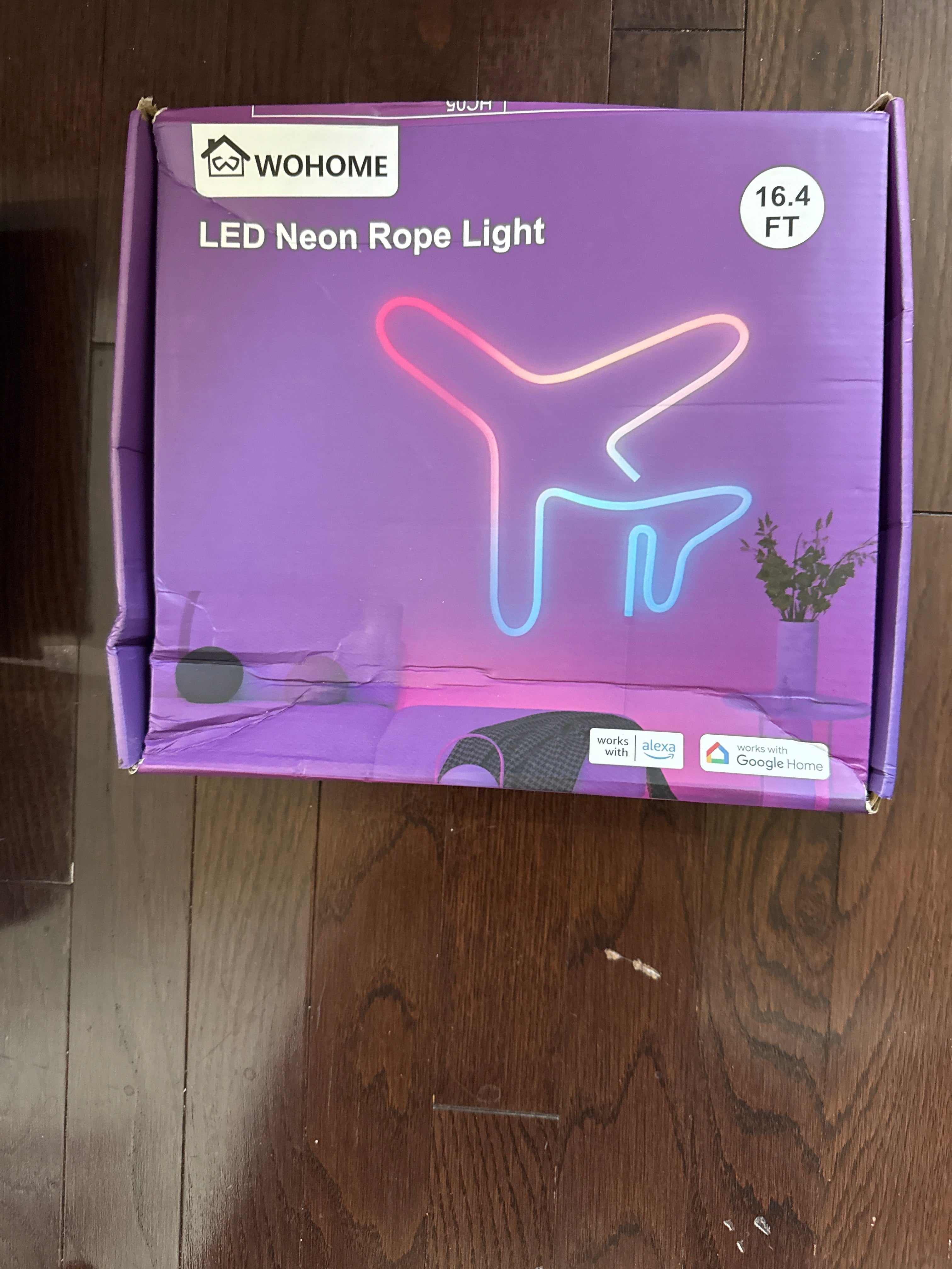 Wohome 16.4ft RGB-IC Neon Rope Light delivers vibrant, customizable lighting