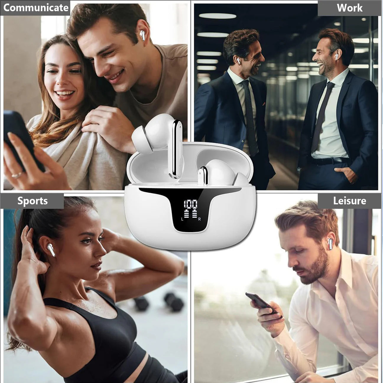 V19 Global Pro AI translating earbuds two-way real-time