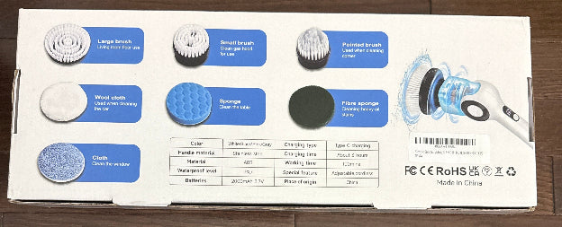 Electric Spin Scrubber 7 in 1
