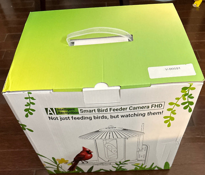 runofast HiBirds-Smart Bird Feeder with Camera,Bird Watching Camera with Solar Powered,
