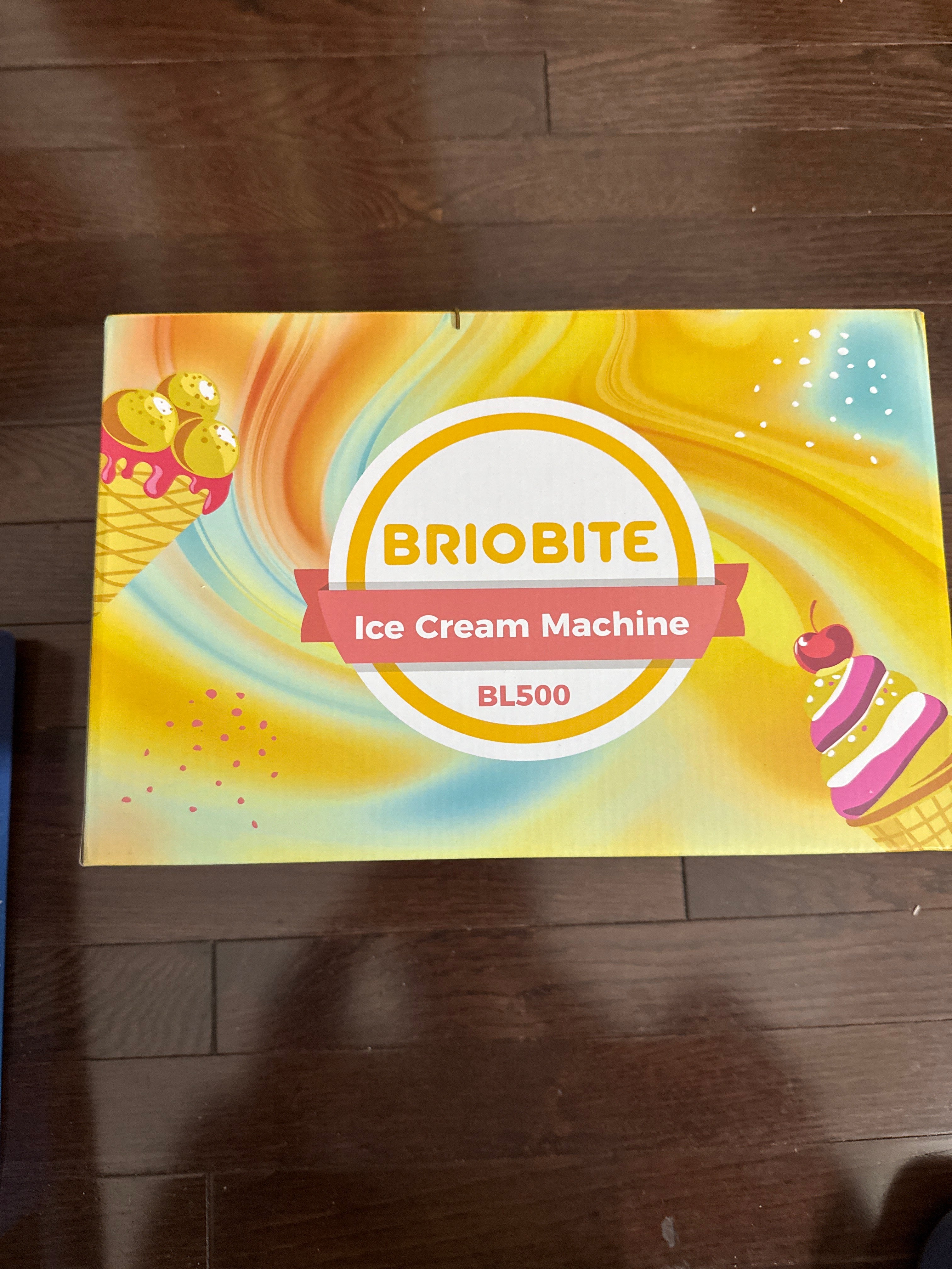 Briobite Ice cream machine BL500 Rechargeable & Compact