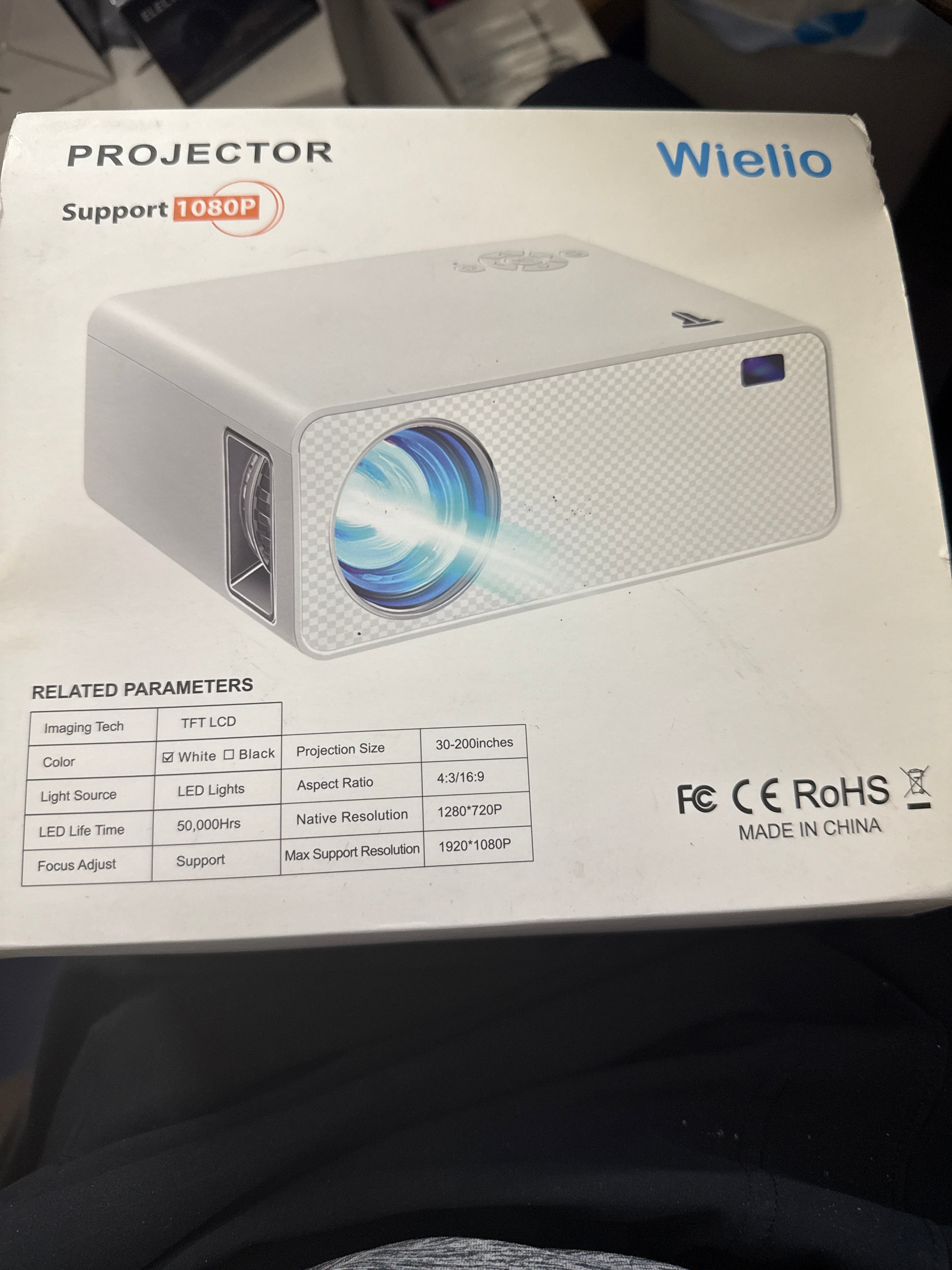 The Wielio Native 1080P HD Projector