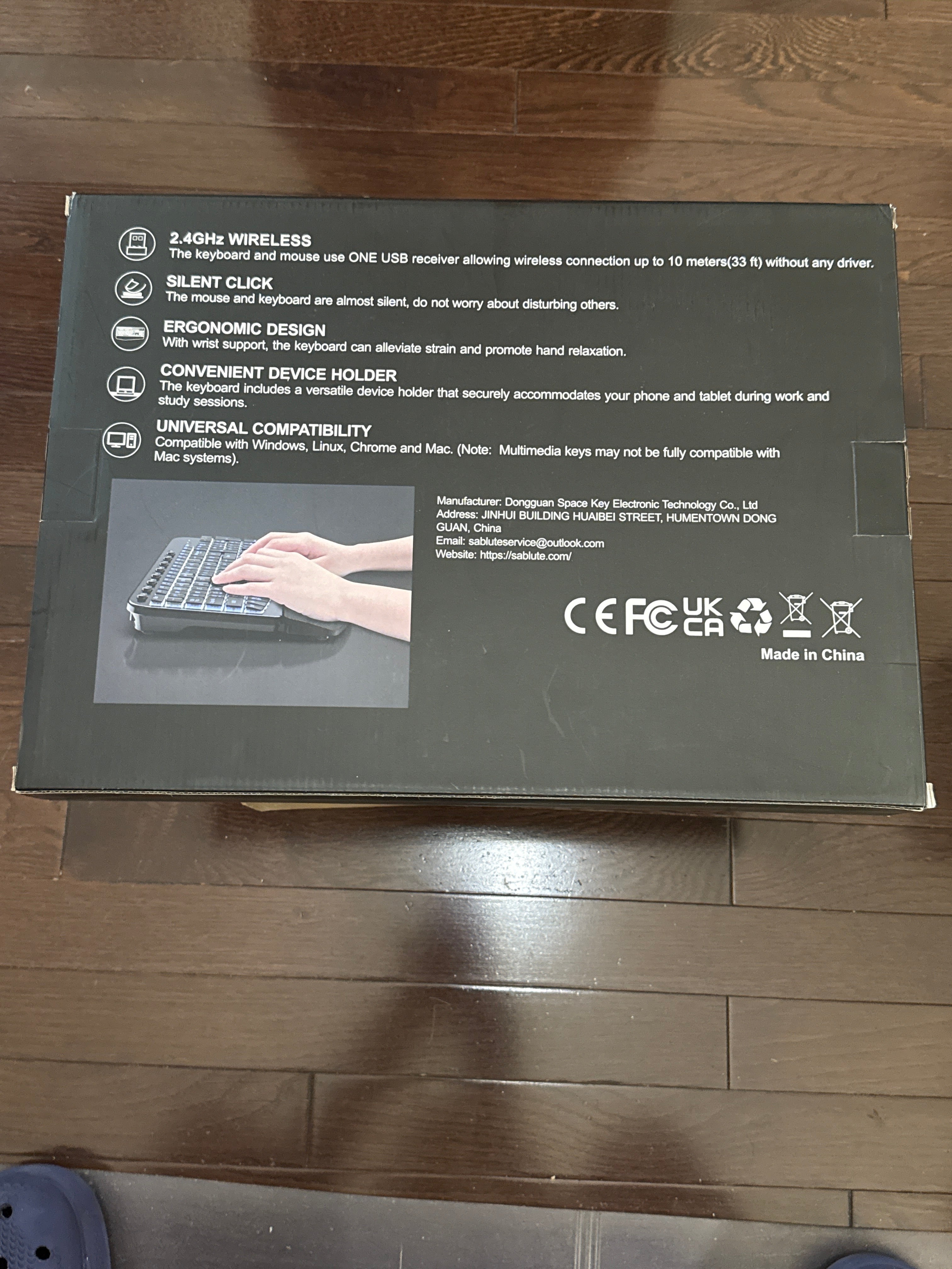 Sablute KL15 Keyboard and Mouse Combo - Black