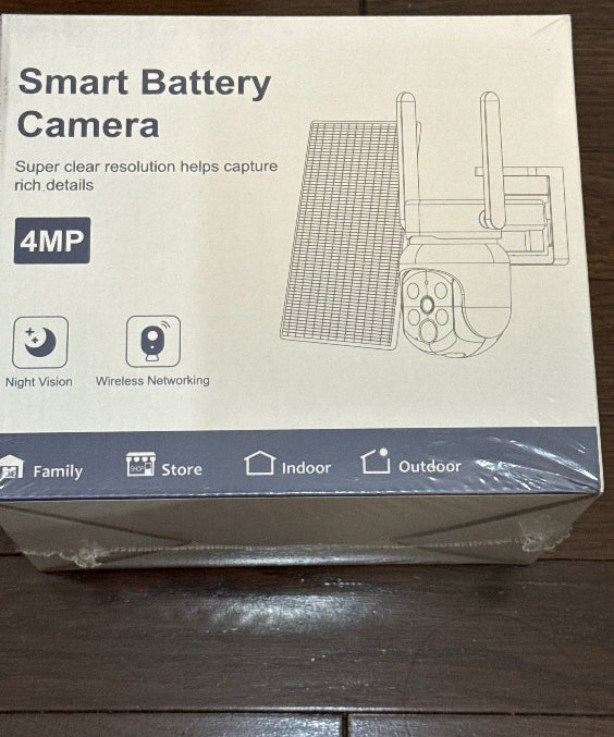 The Heyall Wi-Fi 6 smart battery solar camera is an outdoor wireless security camera